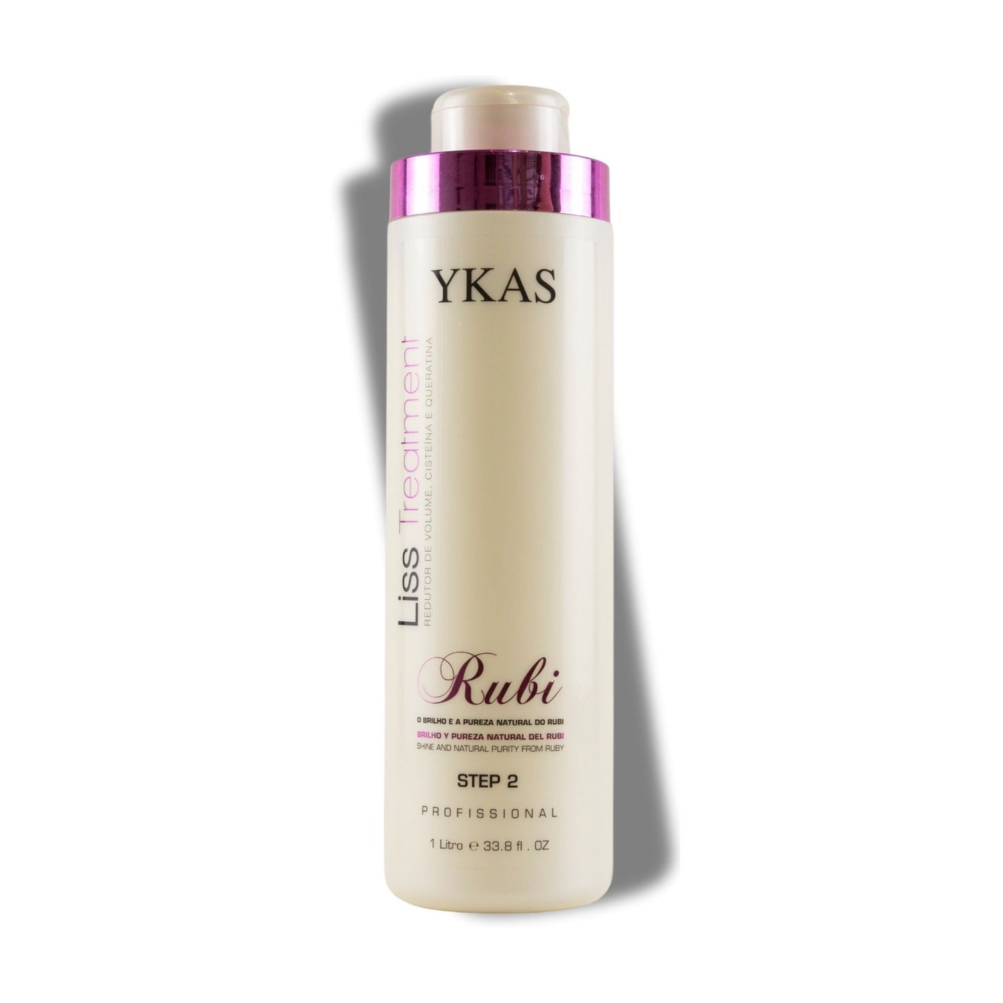 Tratamento Capilar Step 2 Ykas Progressiva Rubi Alinhamento 1000 ml