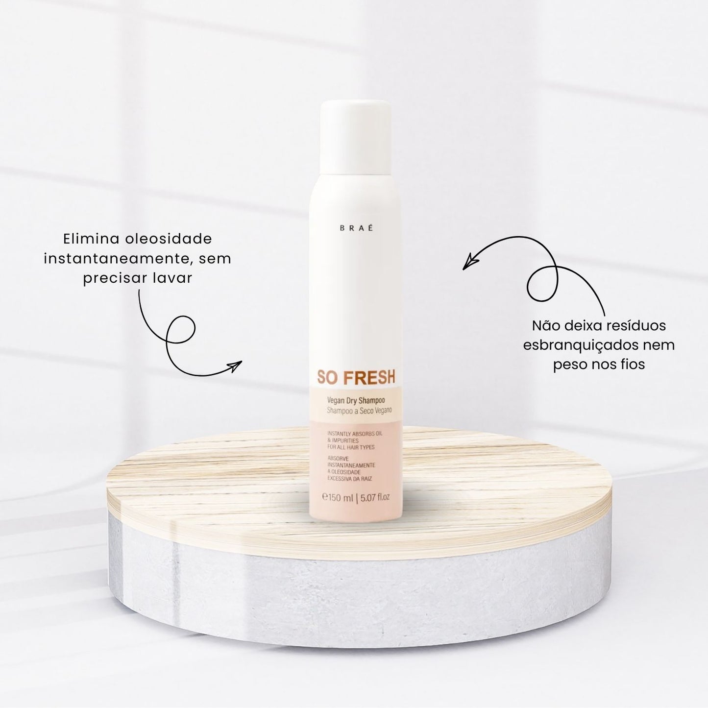 Shampoo Braé So Fresh Shampoo a Seco 150 ml