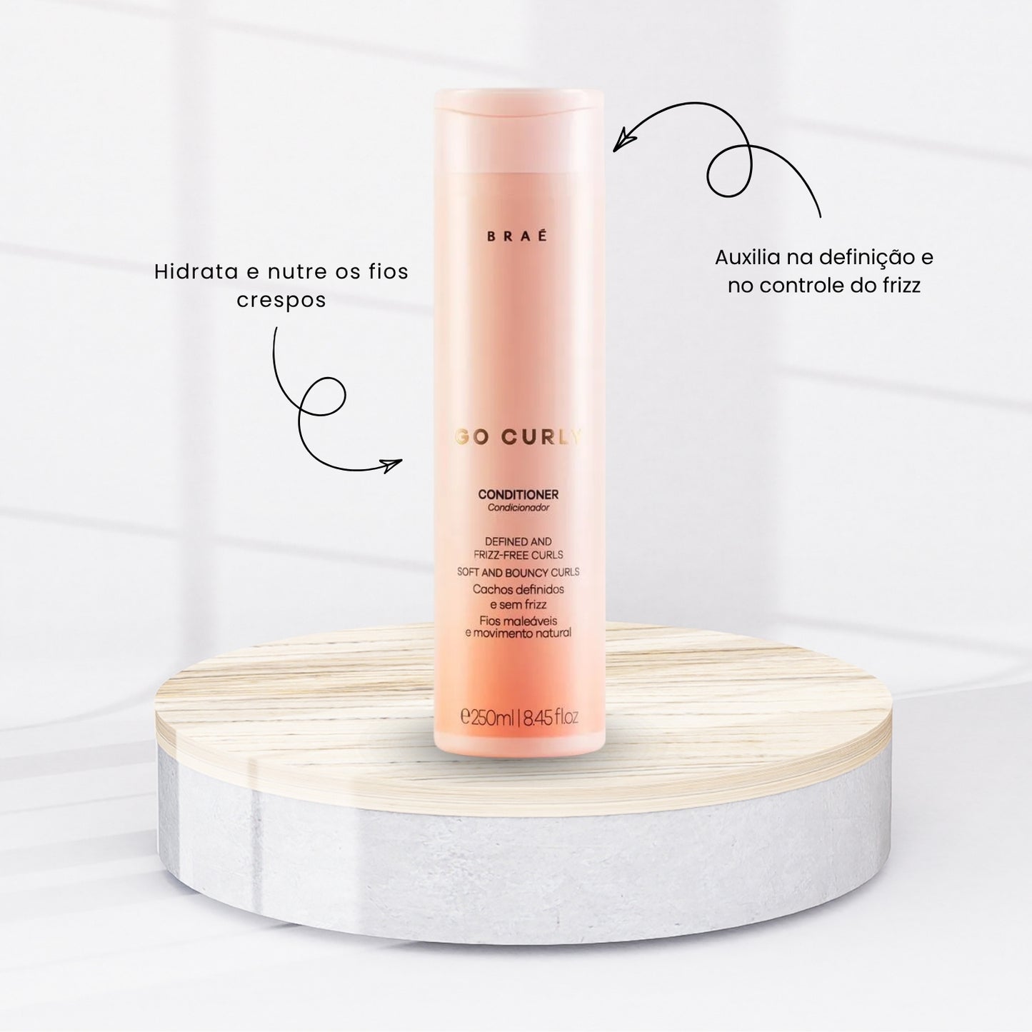 Condicionador Braé Go Curly 250 ml
