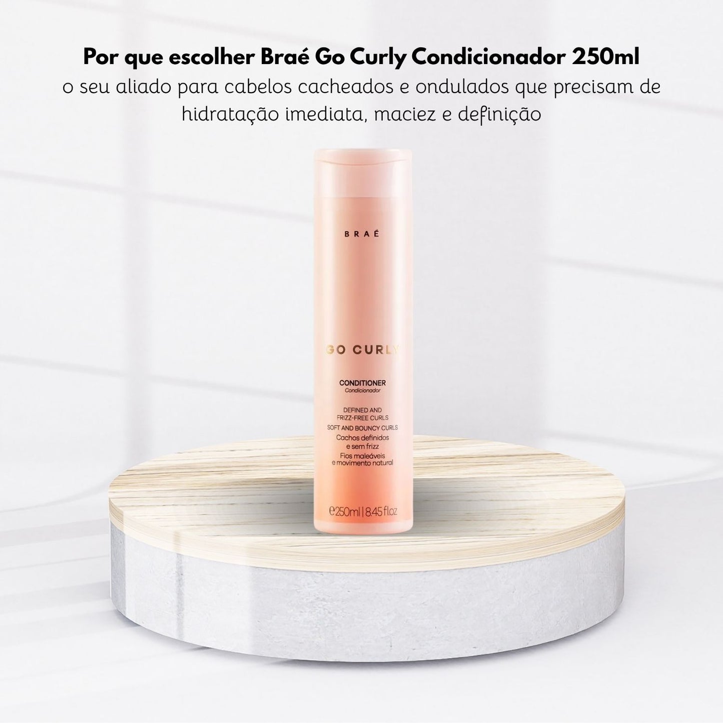 Condicionador Braé Go Curly 250 ml
