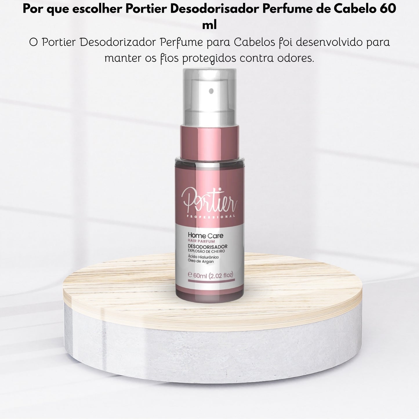 Portier Desodorisador Perfume de Cabelo 60 ml