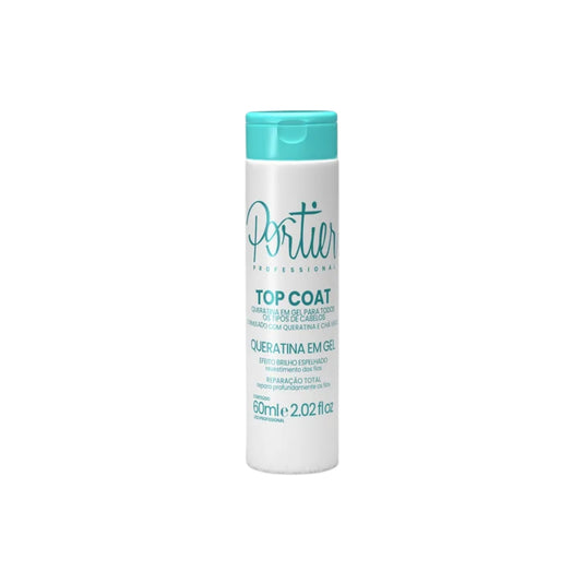Portier Top Coat Queratina em Gel 60 ml