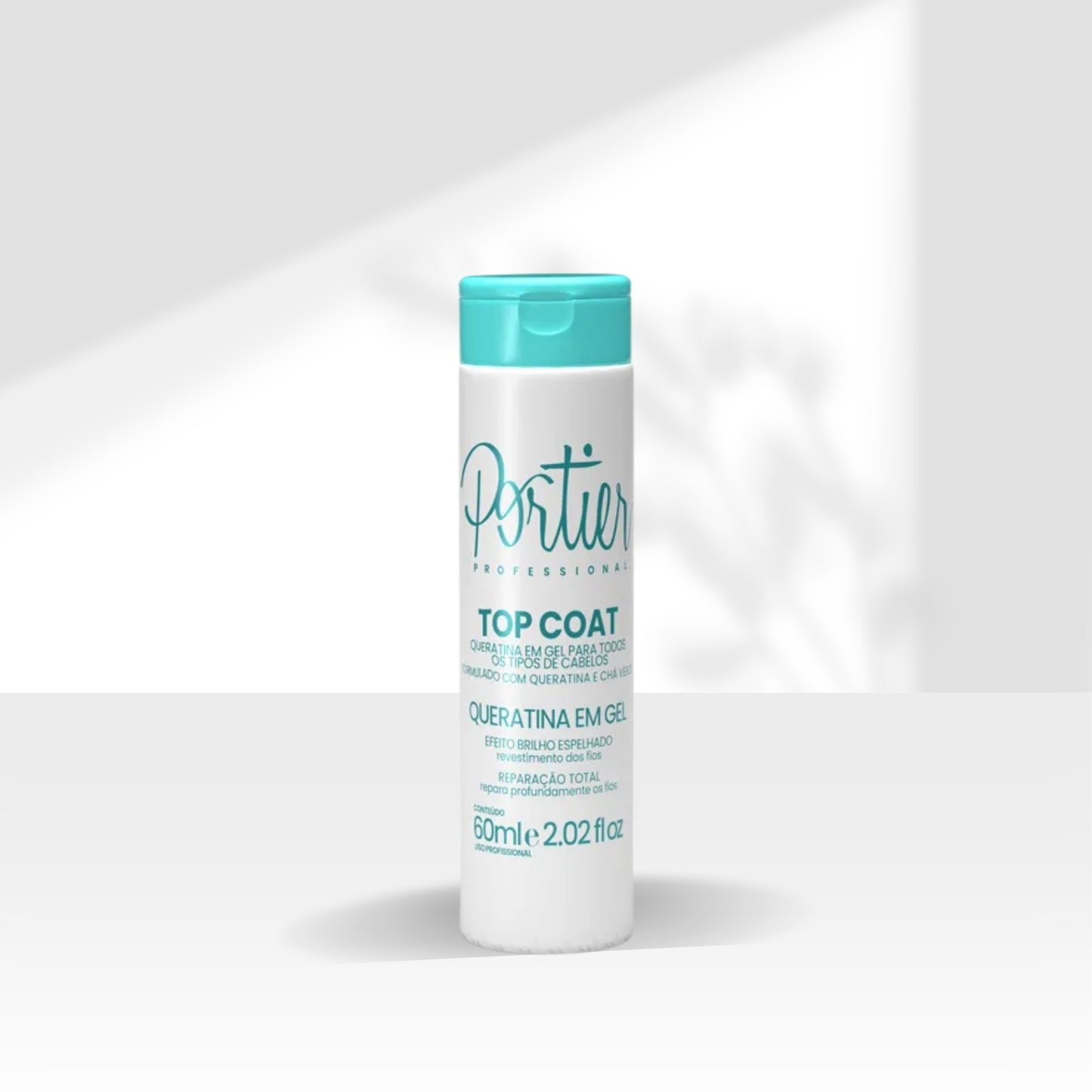 Portier Top Coat Queratina em Gel 60 ml