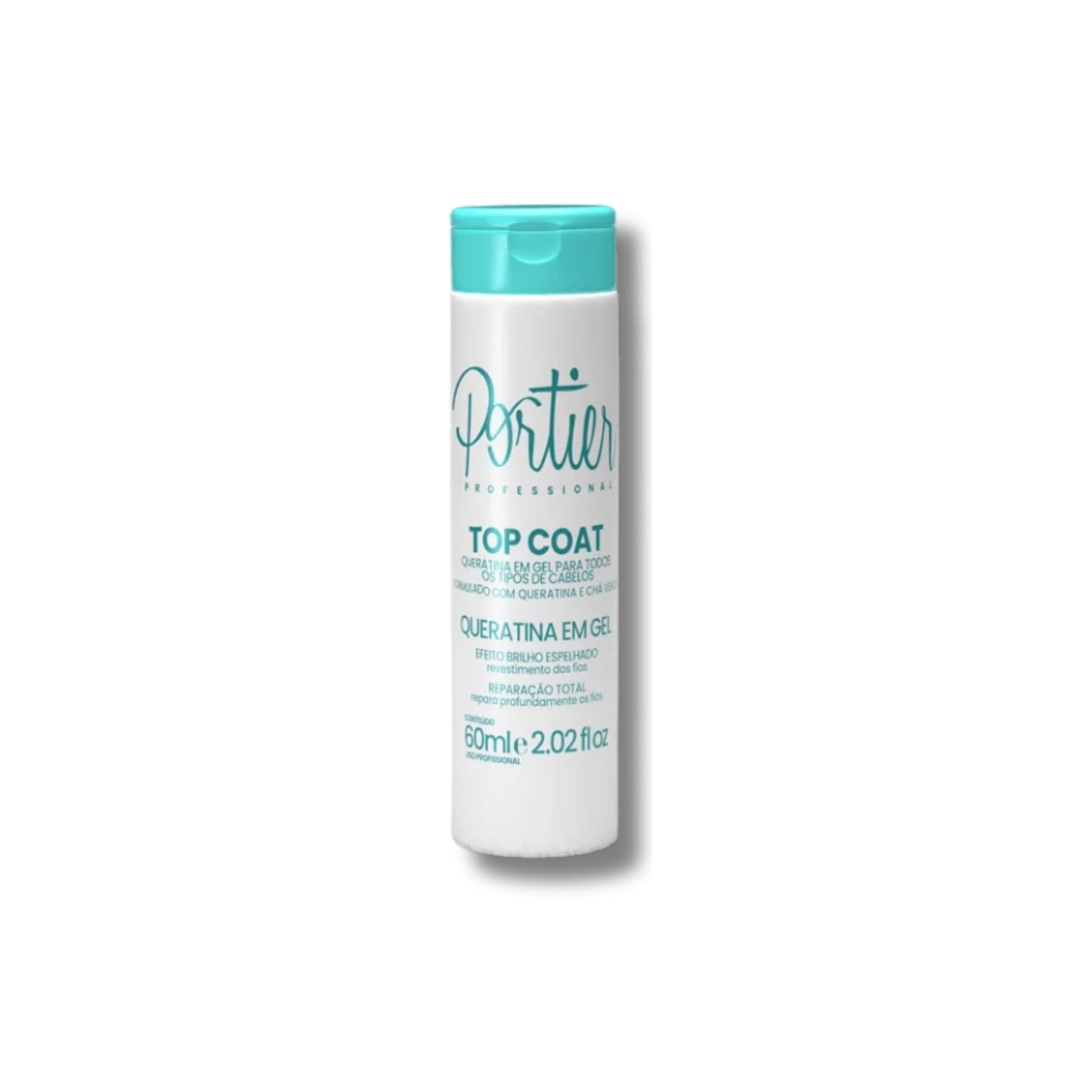 Portier Top Coat Queratina em Gel 60 ml
