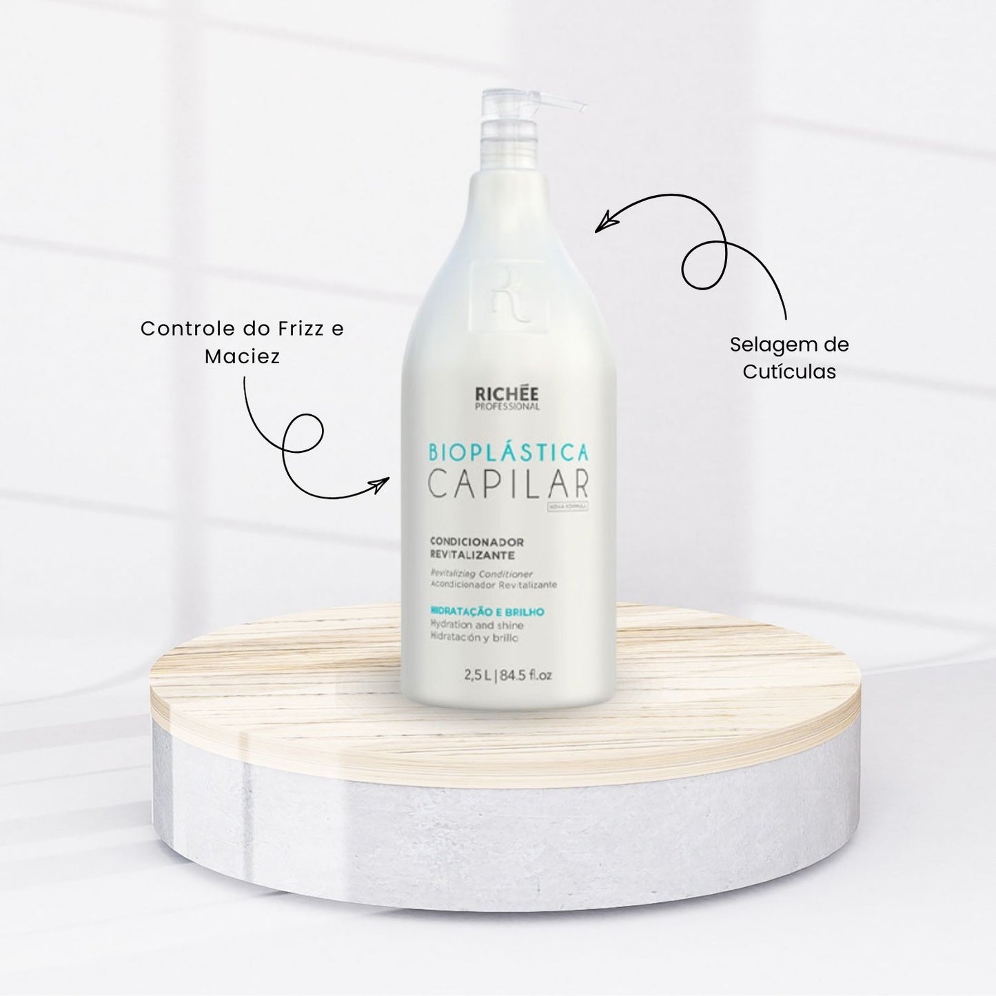 Kit Richée Bioplástica Shampoo + Condicionador (2x2,5L)