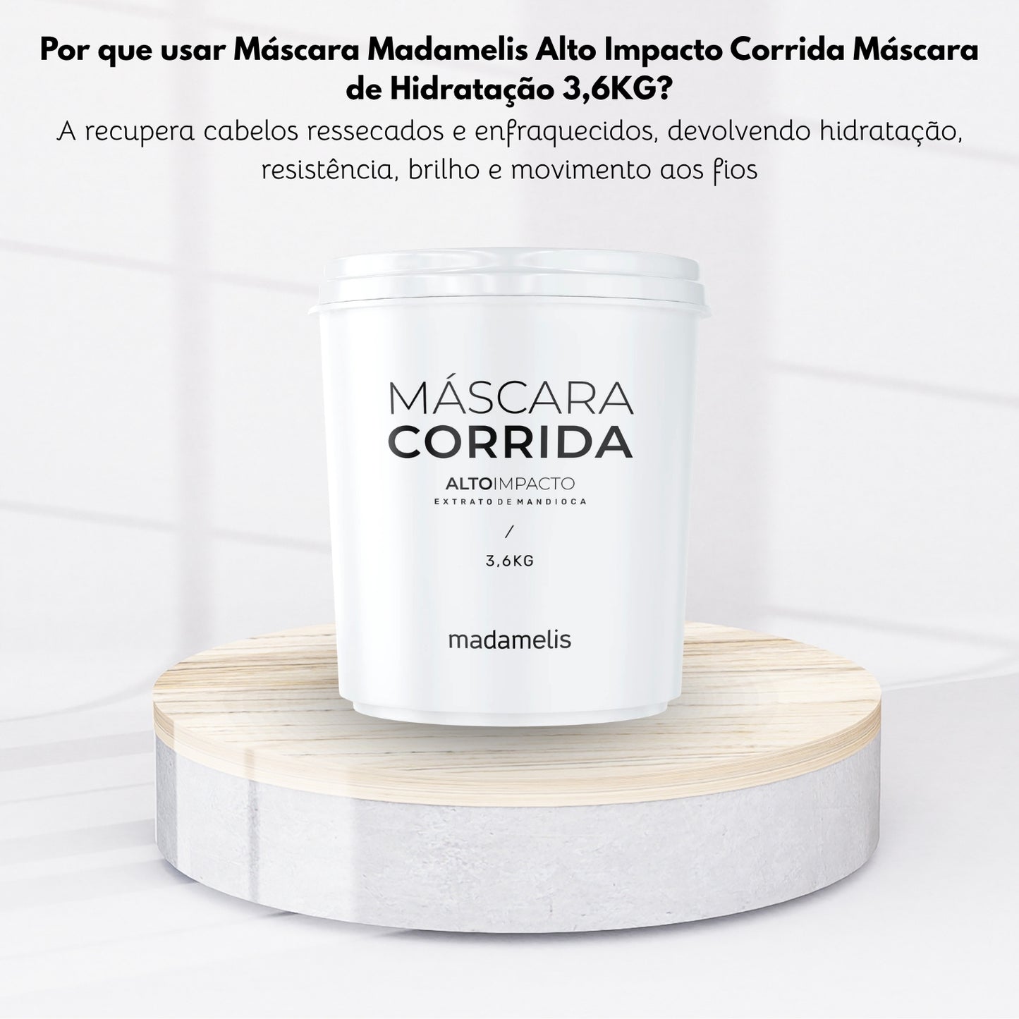Máscara Madamelis Corrida Alto Impacto 3,6 Kg