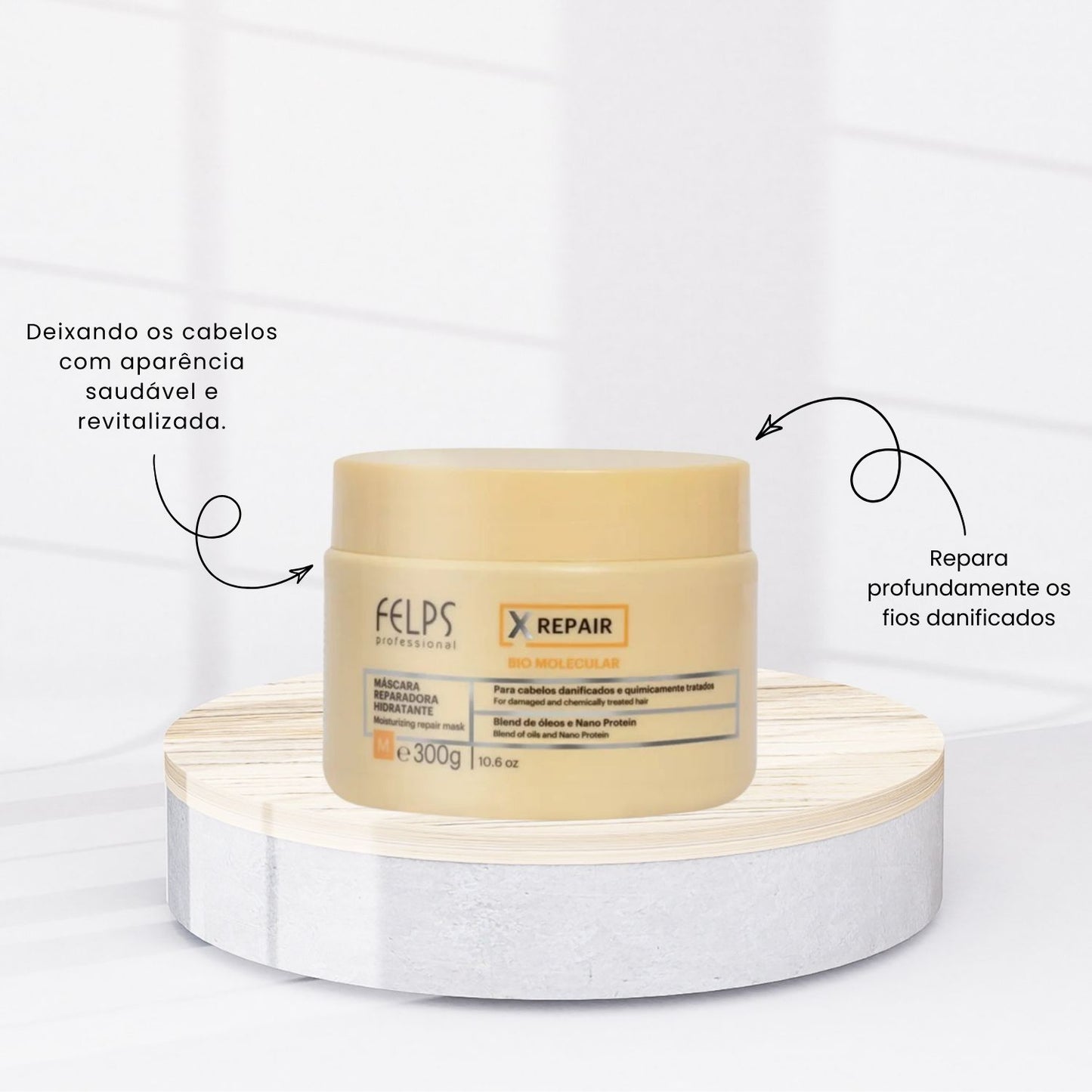 Máscara Felps XRepair Bio Molecular Reparadora 300 g