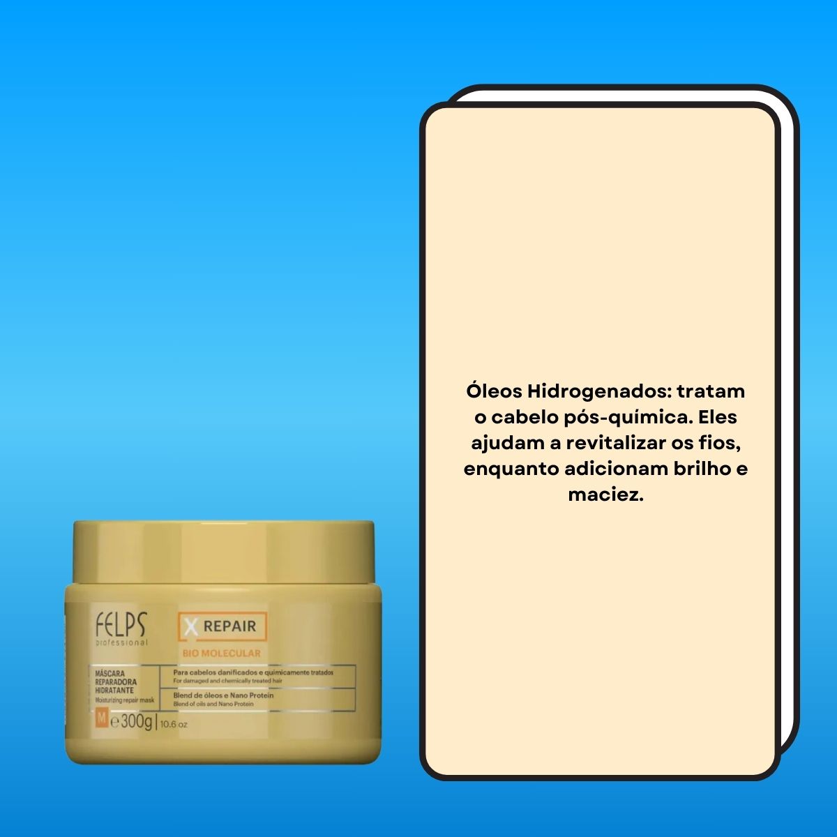 Máscara Felps XRepair Bio Molecular Reparadora 300 g