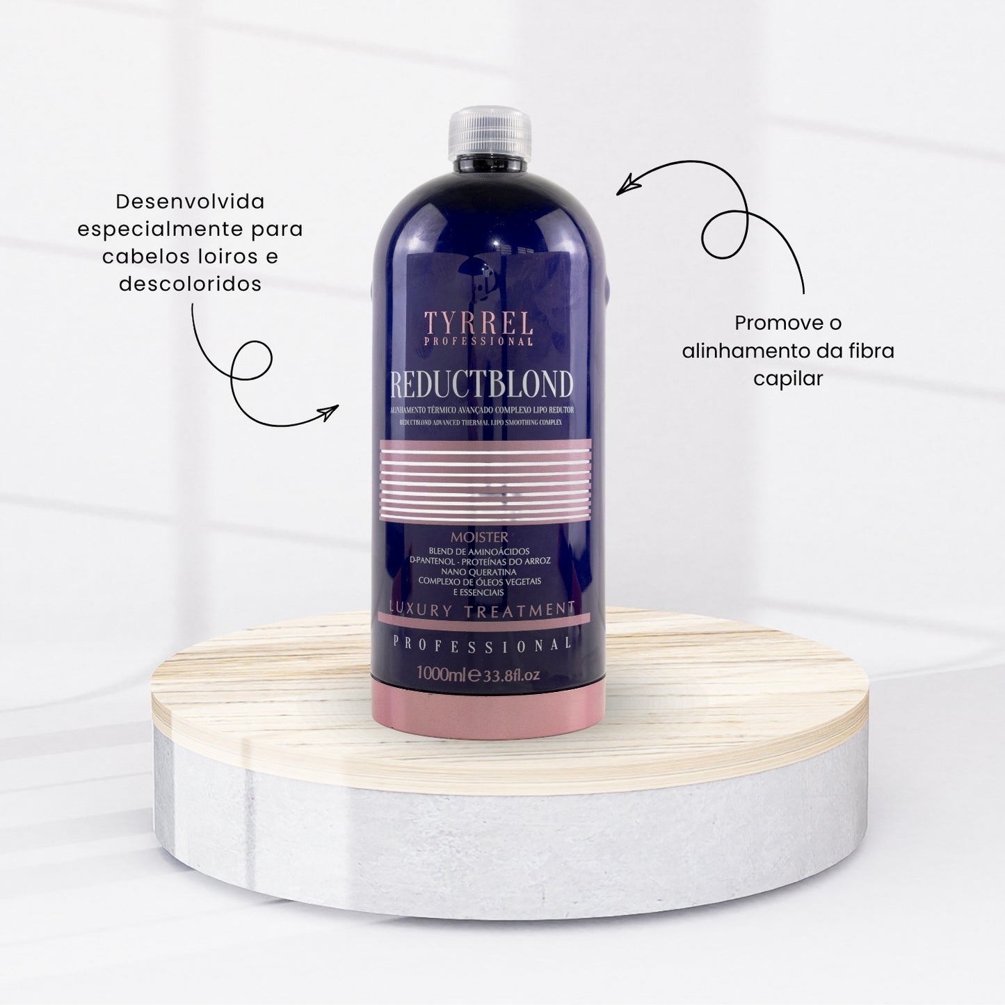 Progressiva Tyrrel Reduct Blond Alinhamento Térmico 1 Litro