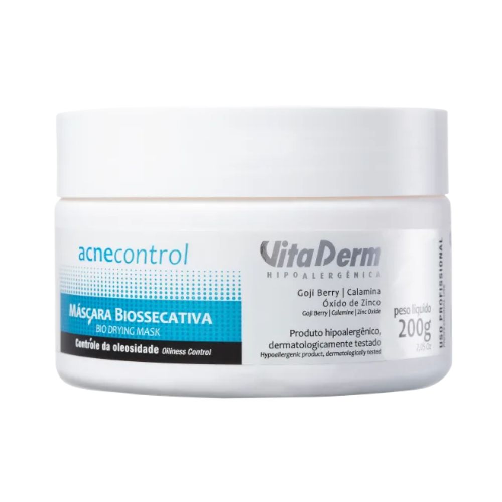 Vita Derm Acne control Biossecativa Máscara Facial 200 g