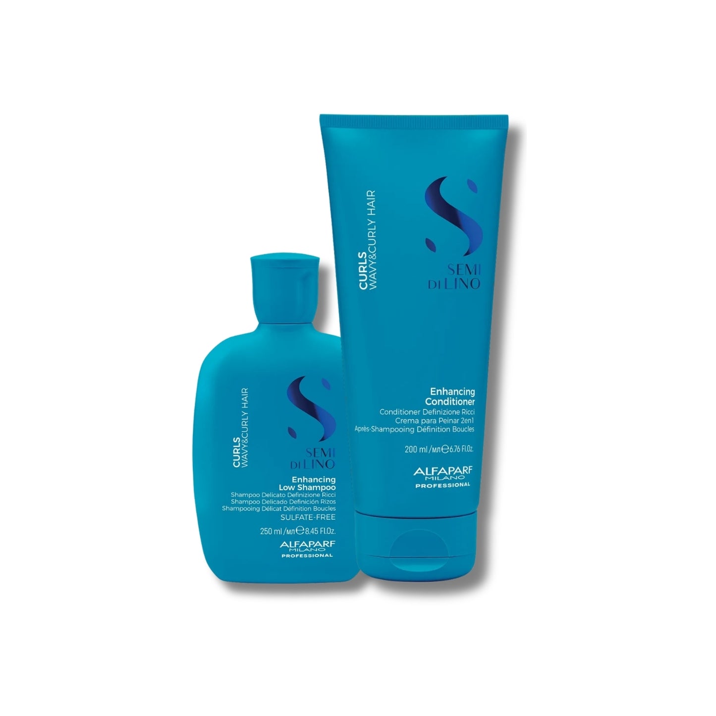 Kit Alfaparf Semi di Lino Curls Home Care (2 Produtos)