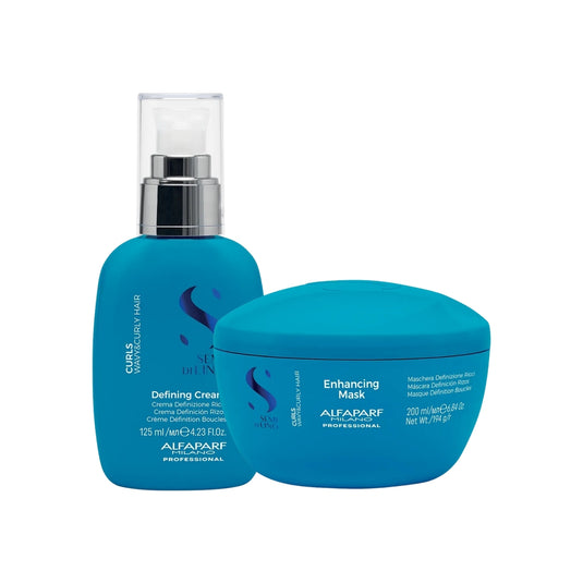 Kit Alfaparf Semi di Lino Curls Máscara e Ativador de Cachos
