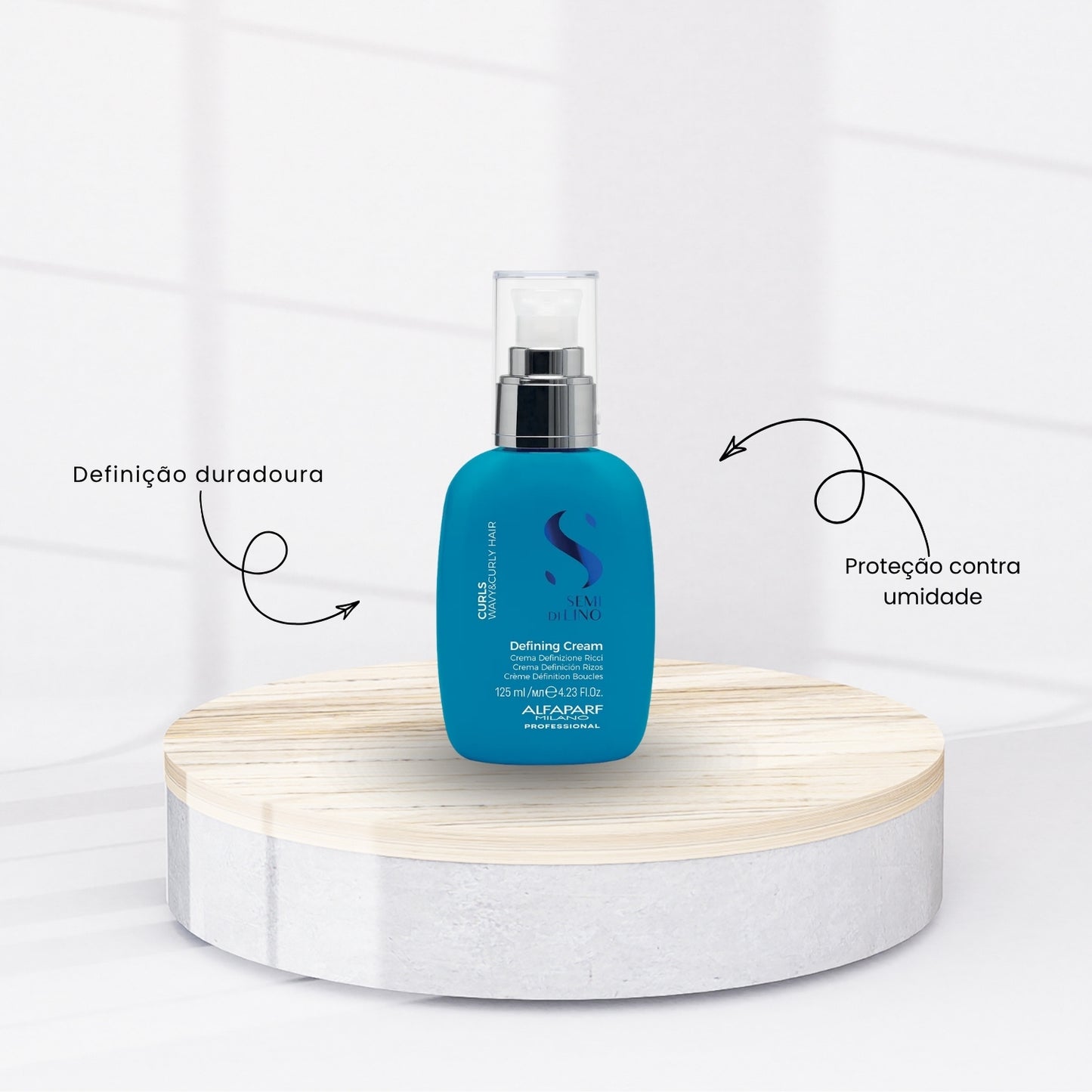 Kit Alfaparf Semi di Lino Curls Máscara e Ativador de Cachos
