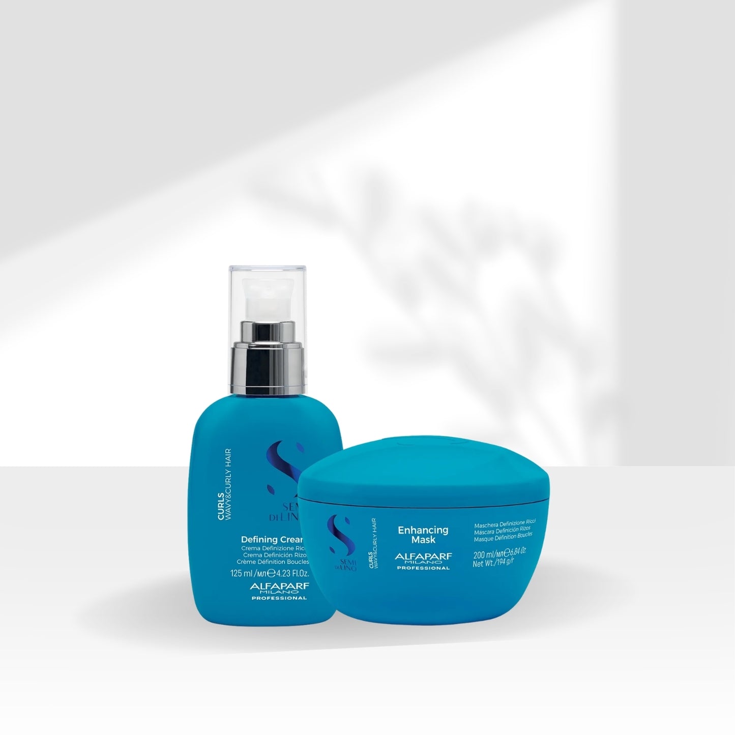 Kit Alfaparf Semi di Lino Curls Máscara e Ativador de Cachos