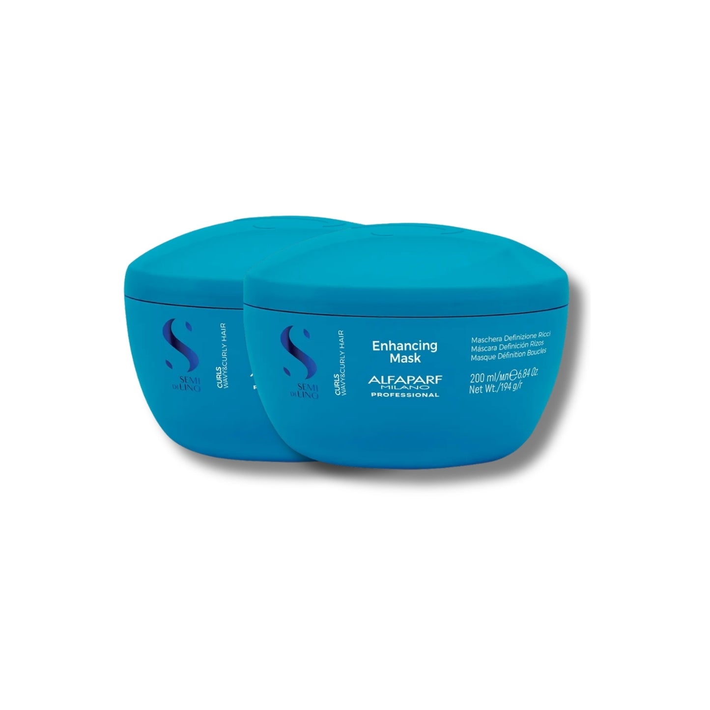 Kit Alfaparf Semi di Lino Curls 2 Máscaras 200 ml