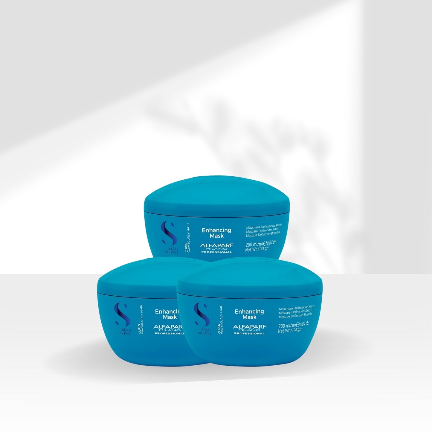 Kit Alfaparf Semi di Lino Curls 3 Máscaras 200 ml
