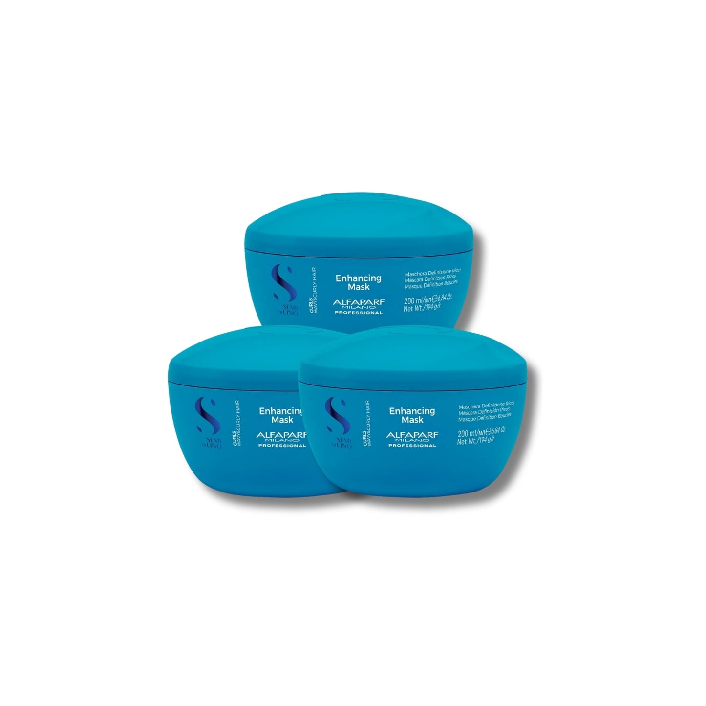 Kit Alfaparf Semi di Lino Curls 3 Máscaras 200 ml