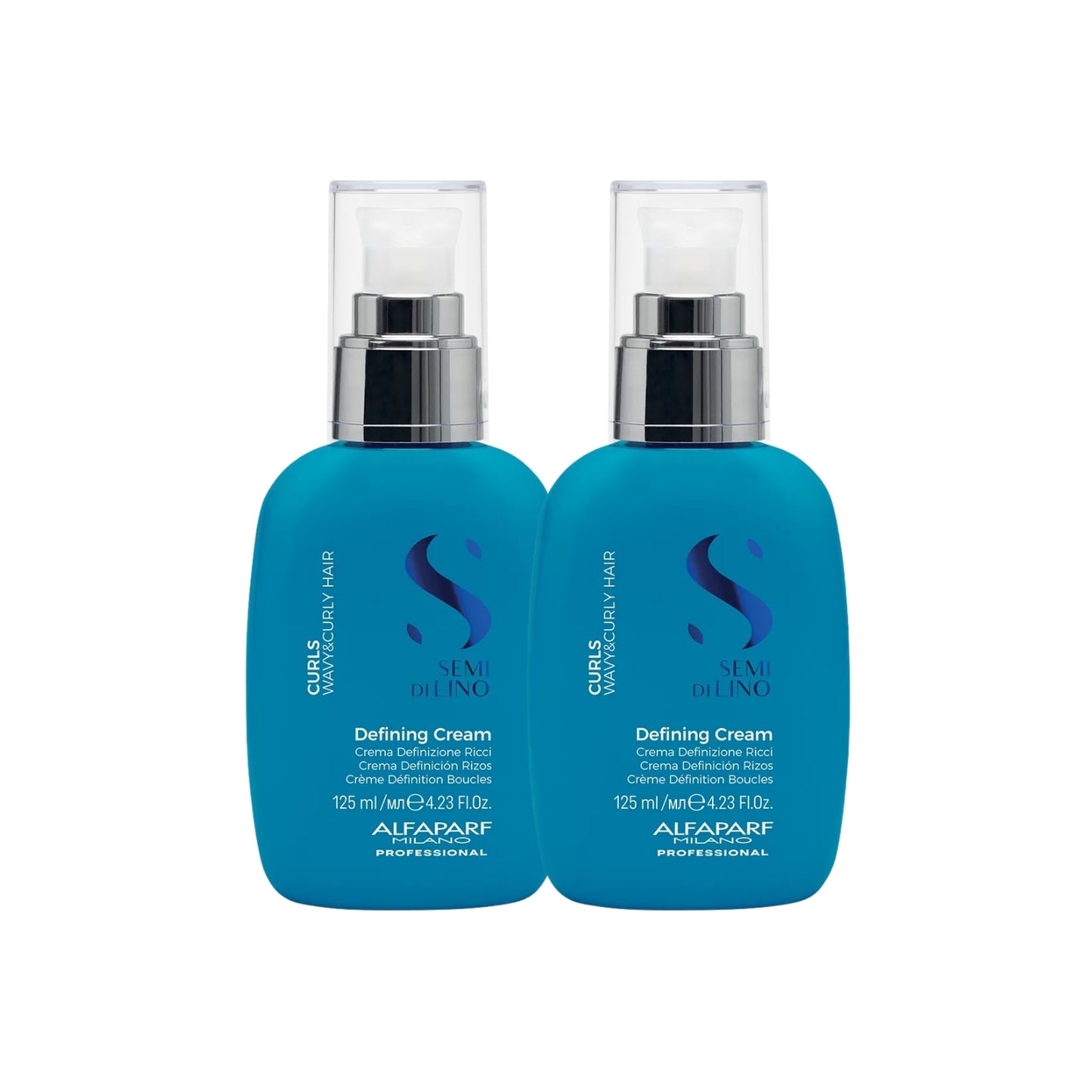Kit Alfaparf Semi di Lino Curls 2 Ativadores de Cachos para Cabelo Cacheado 125 ml