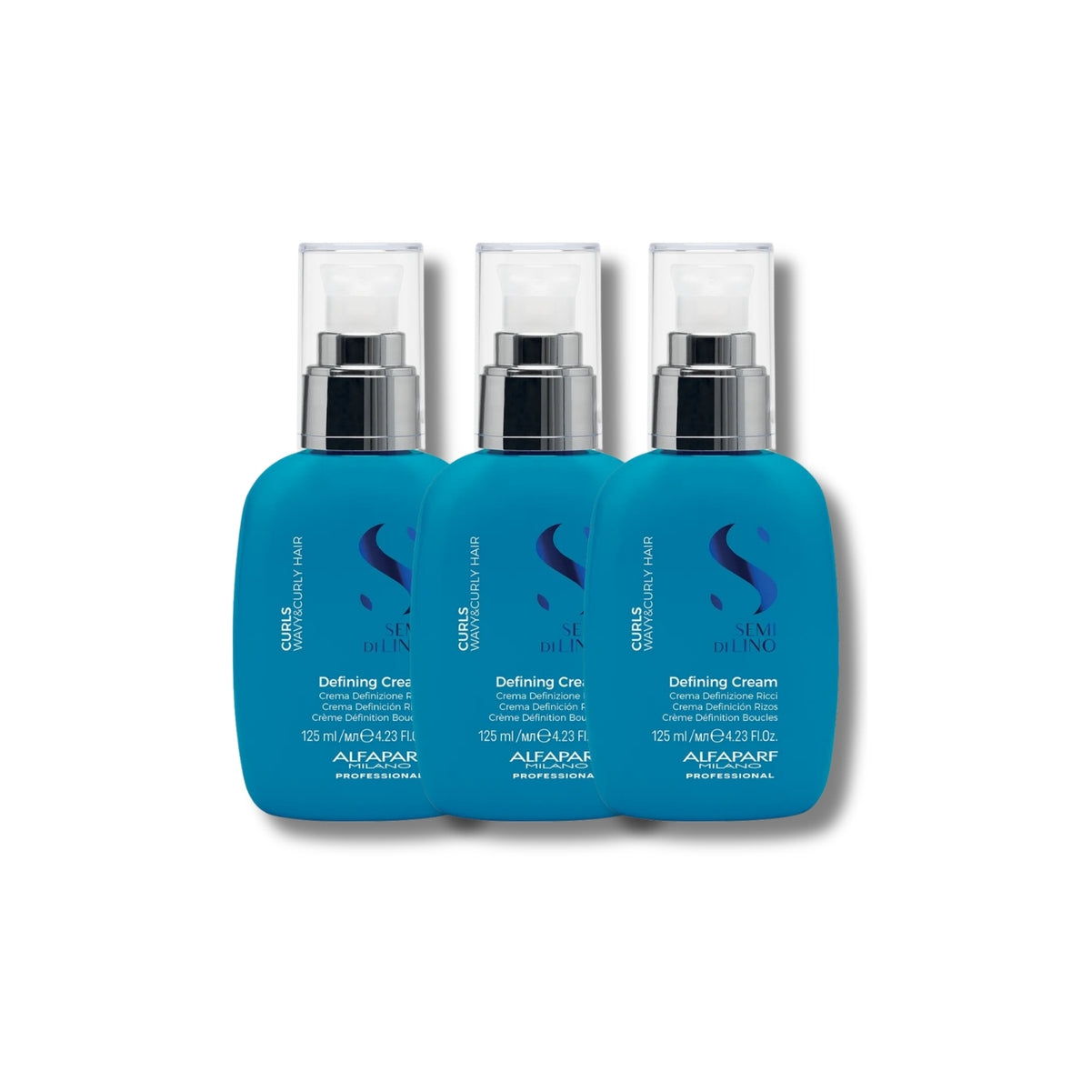 Kit Alfaparf Semi di Lino Curls 3 Ativadores de Cachos para Cabelo Cacheado 125 ml