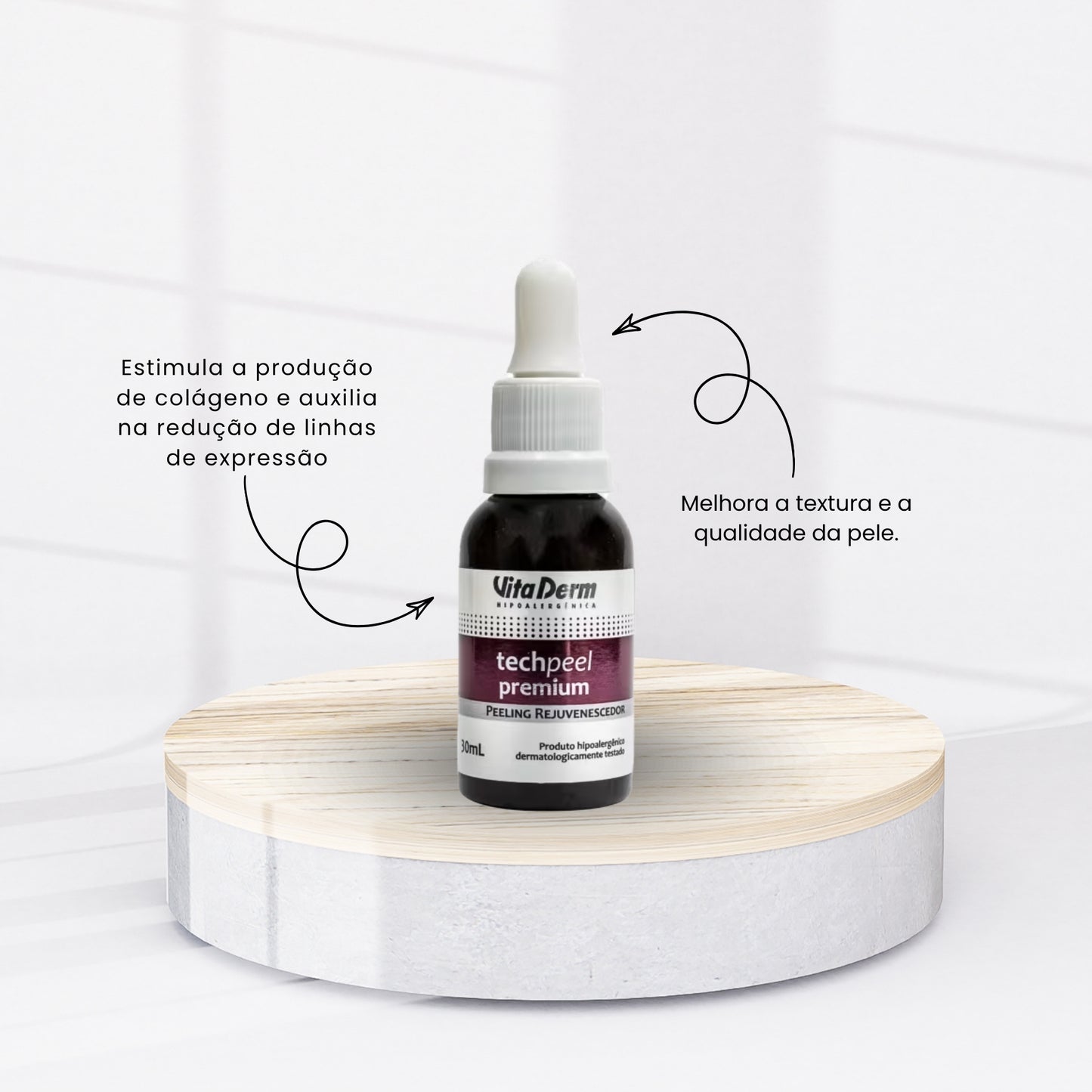 Vita Derm Tech Peel Peeling Rejuvenescedor Sérum Facial 30 ml