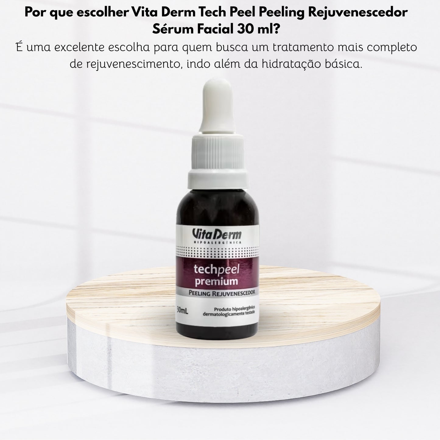 Vita Derm Tech Peel Peeling Rejuvenescedor Sérum Facial 30 ml