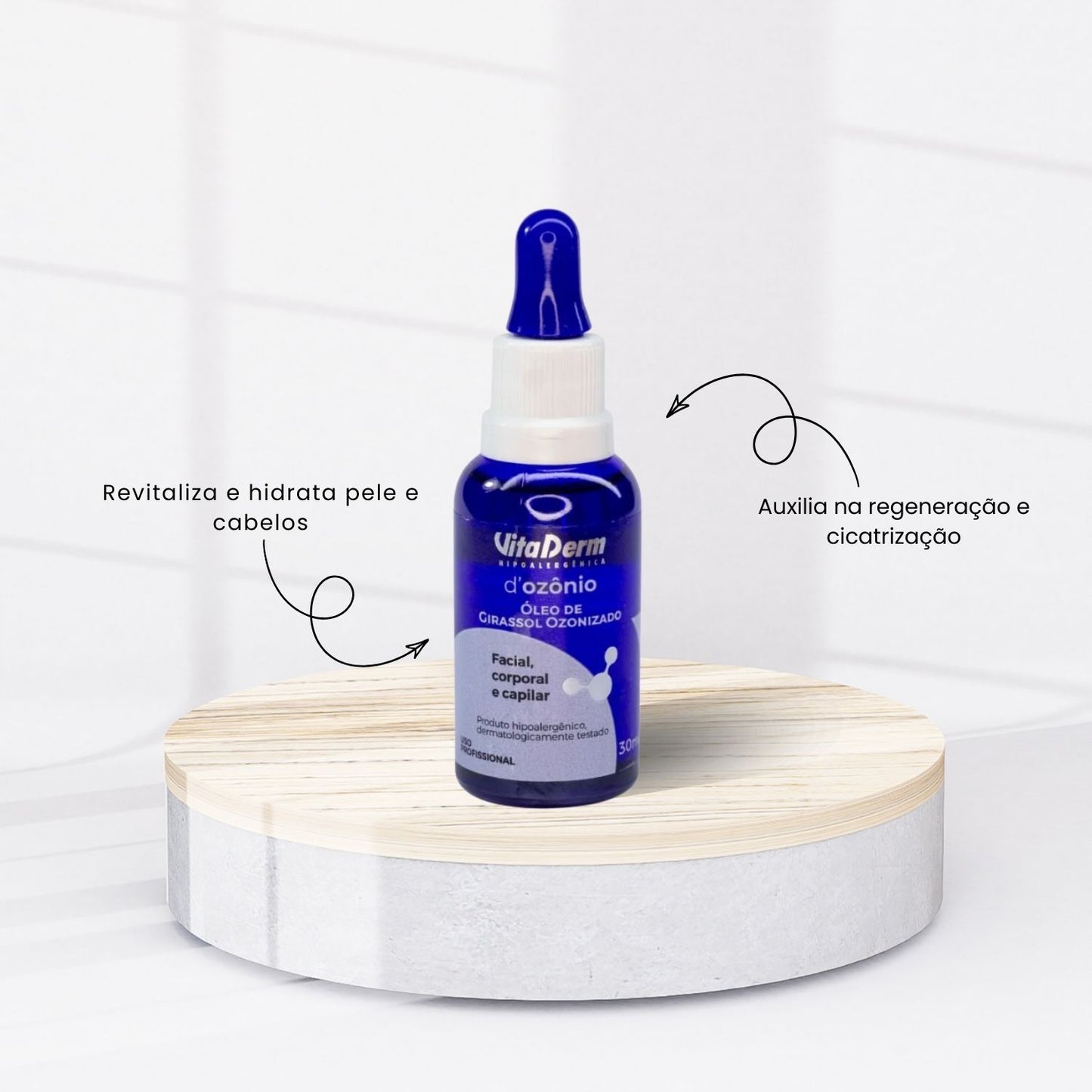 Vita Derm D'ozônio Óleo de Girassol Ozonizado 30 g