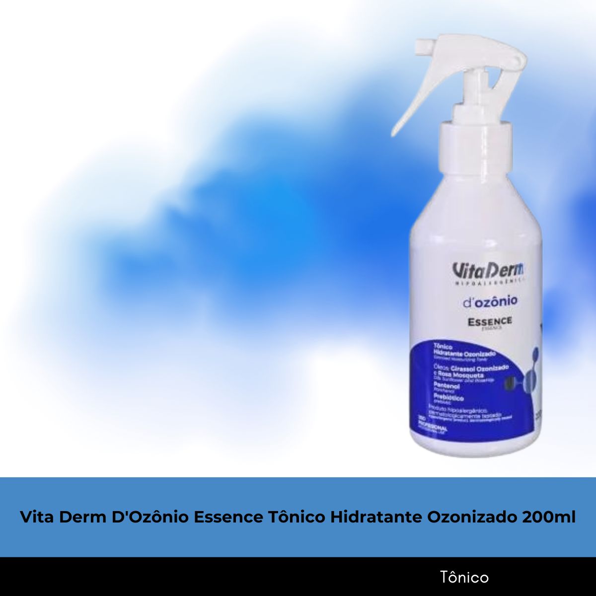 Vita Derm D'Ozônio Essence Tônico Hidratante Ozonizado 200 ml