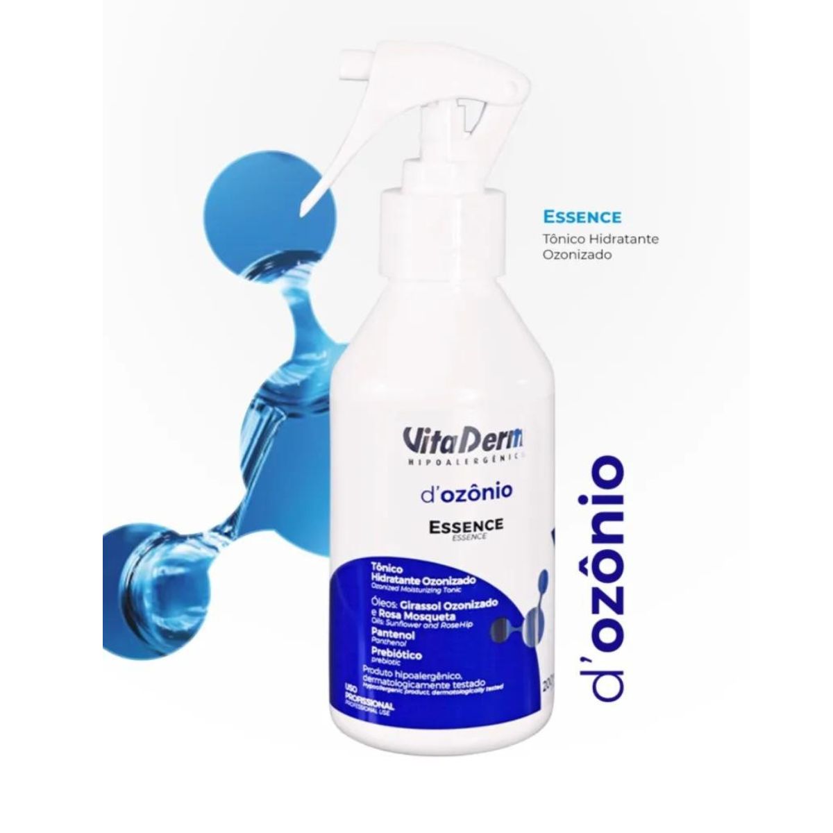 Vita Derm D'Ozônio Essence Tônico Hidratante Ozonizado 200 ml