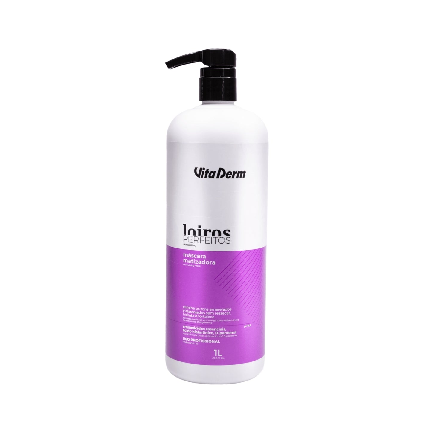 Máscara Matizadora Vita Derm Loiros Perfeitos 1 Litro
