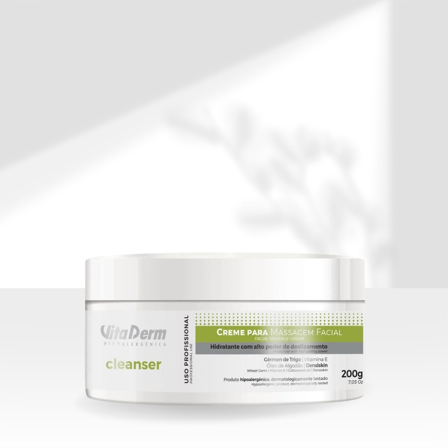 Vita Derm Cleanser Creme para Massagem Facial 200 g