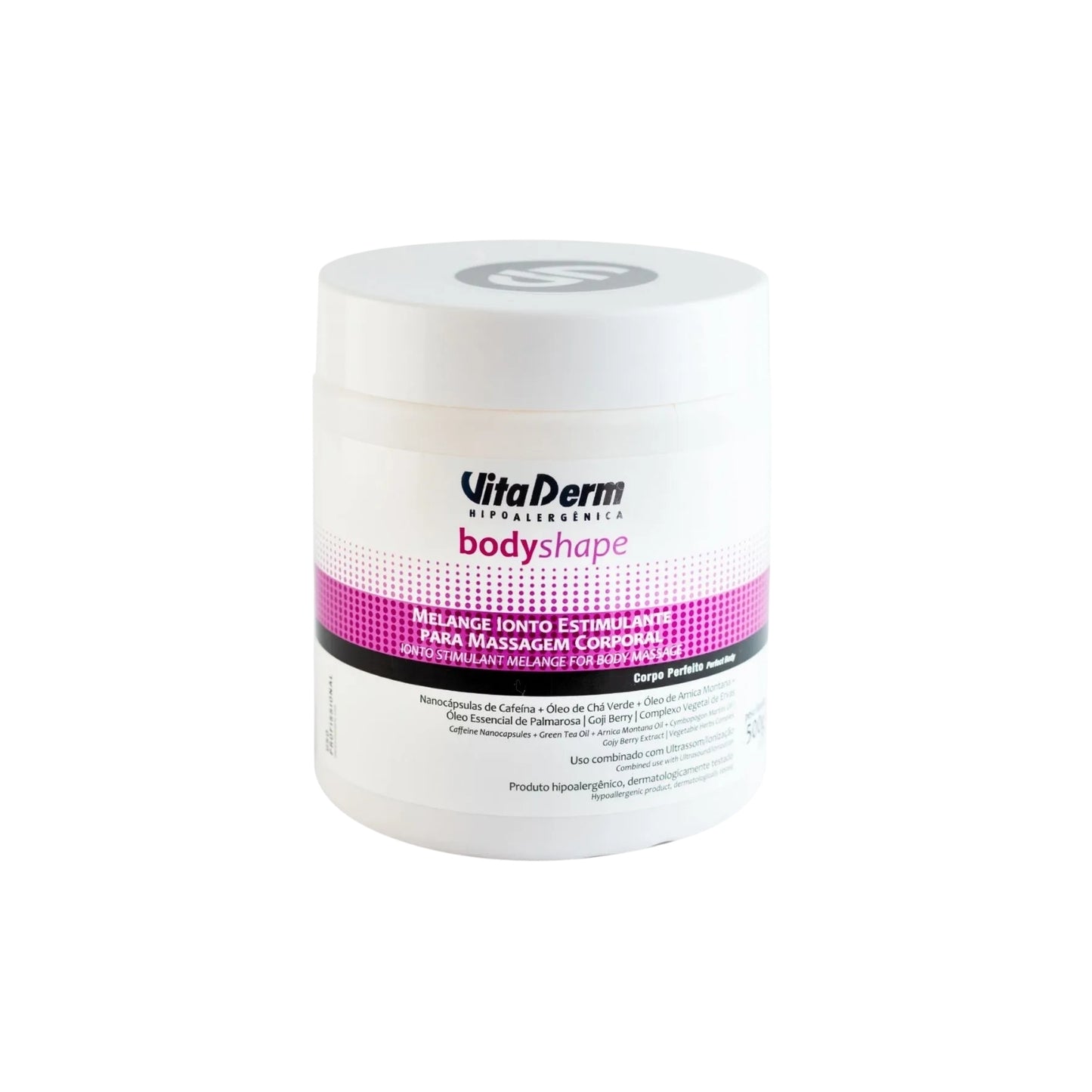 Vita Derm Body Shape Melange Ionto Estimulante para Massagem Corporal 500 g
