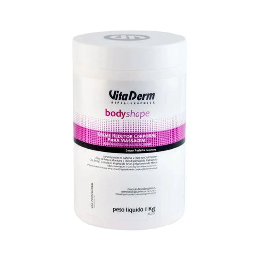 Vita Derm Body Shape Creme Redutor Corporal para Massagem 1 Kg