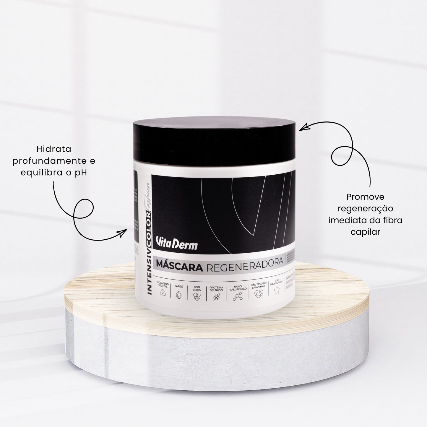 Máscara Vita Derm Intensiv Color Regeneradora 500 g