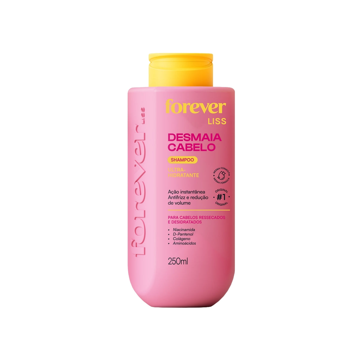 Shampoo Forever Liss Desmaia Cabelo Ultra Hidratante 250 ml