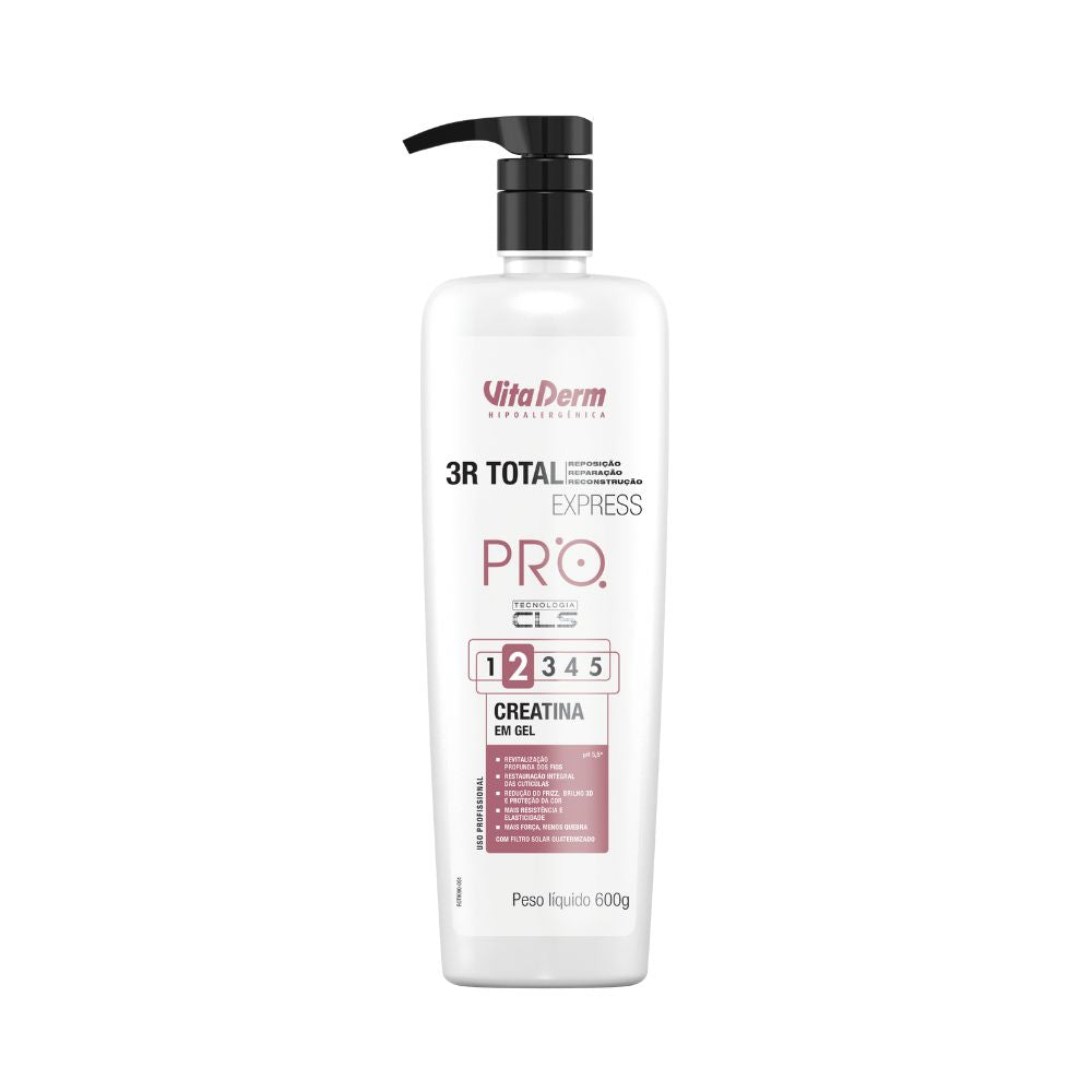Vita Derm 3R Total Express Creatina em Gel 600 g