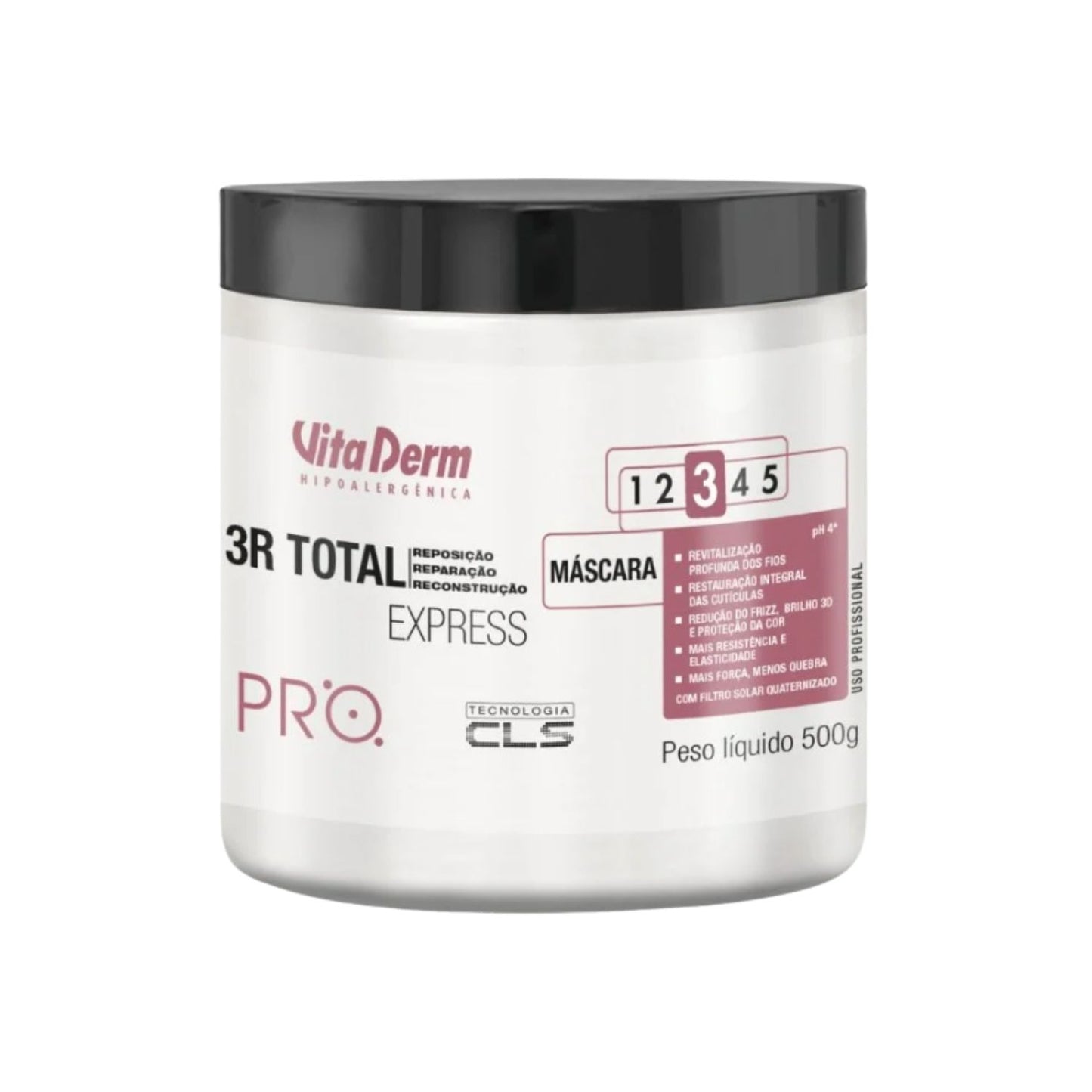 Máscara Vita Derm 3R Total Express 500 g