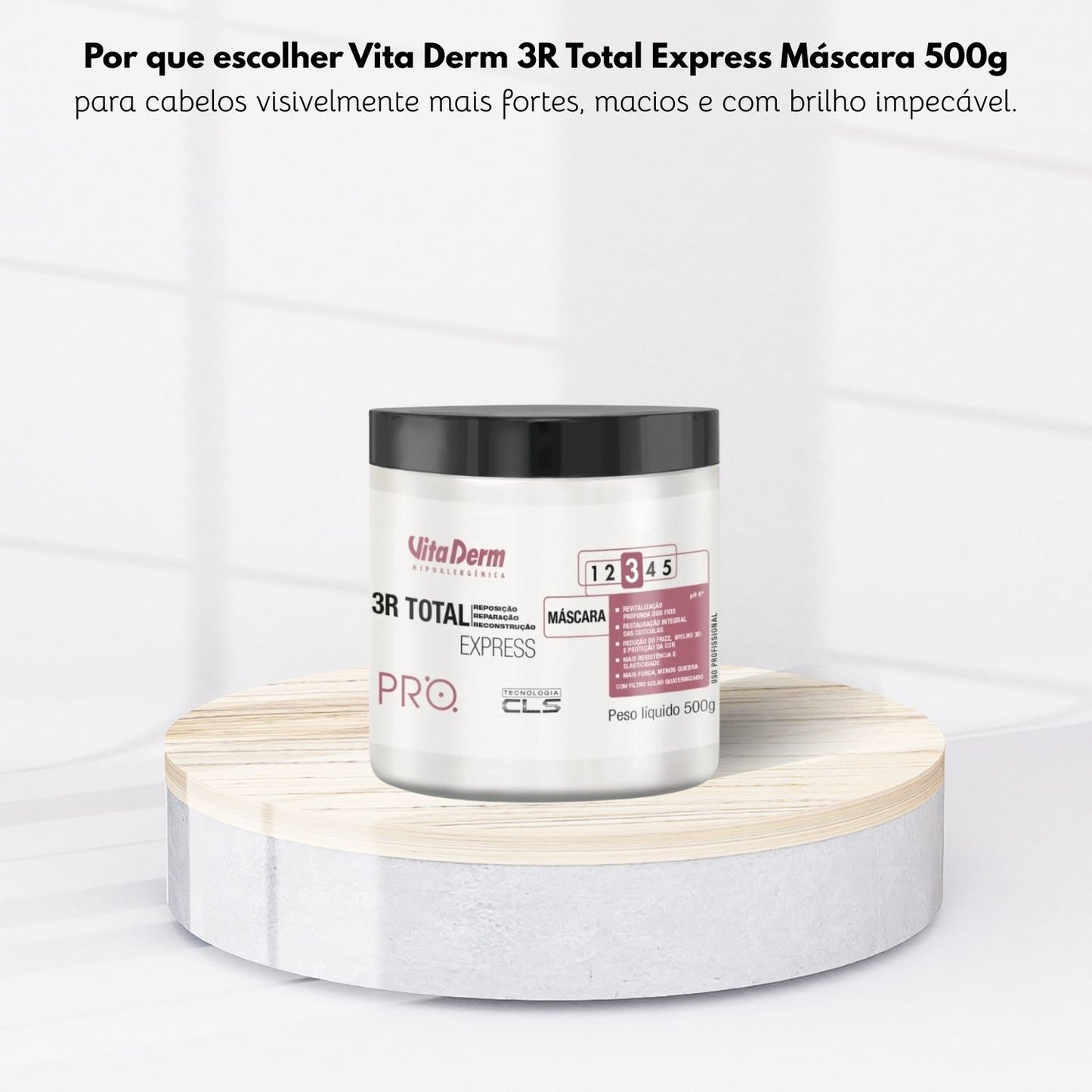 Máscara Vita Derm 3R Total Express 500 g