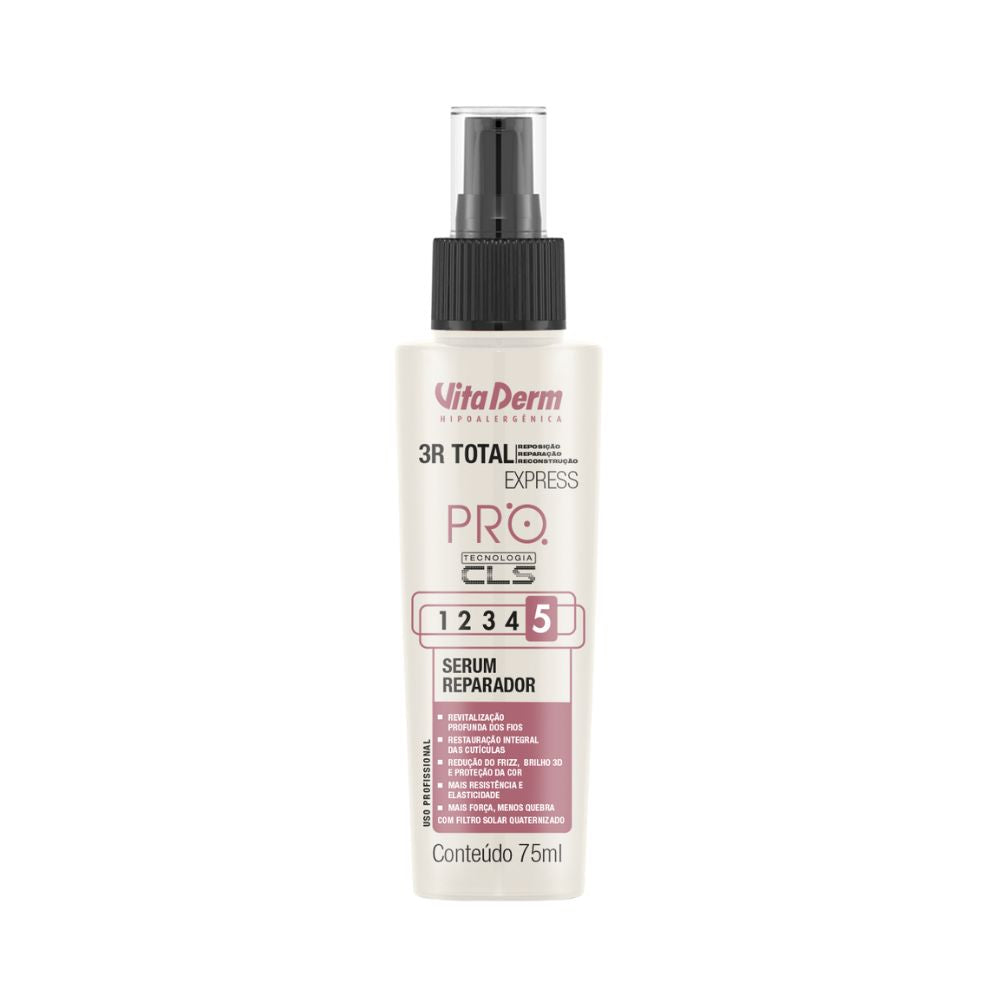 Serum Vita Derm 3R Total Express Oleo Reparador de Pontas 75 g