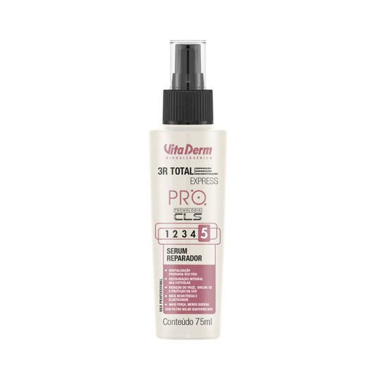 Serum Vita Derm 3R Total Express Oleo Reparador de Pontas 75 g