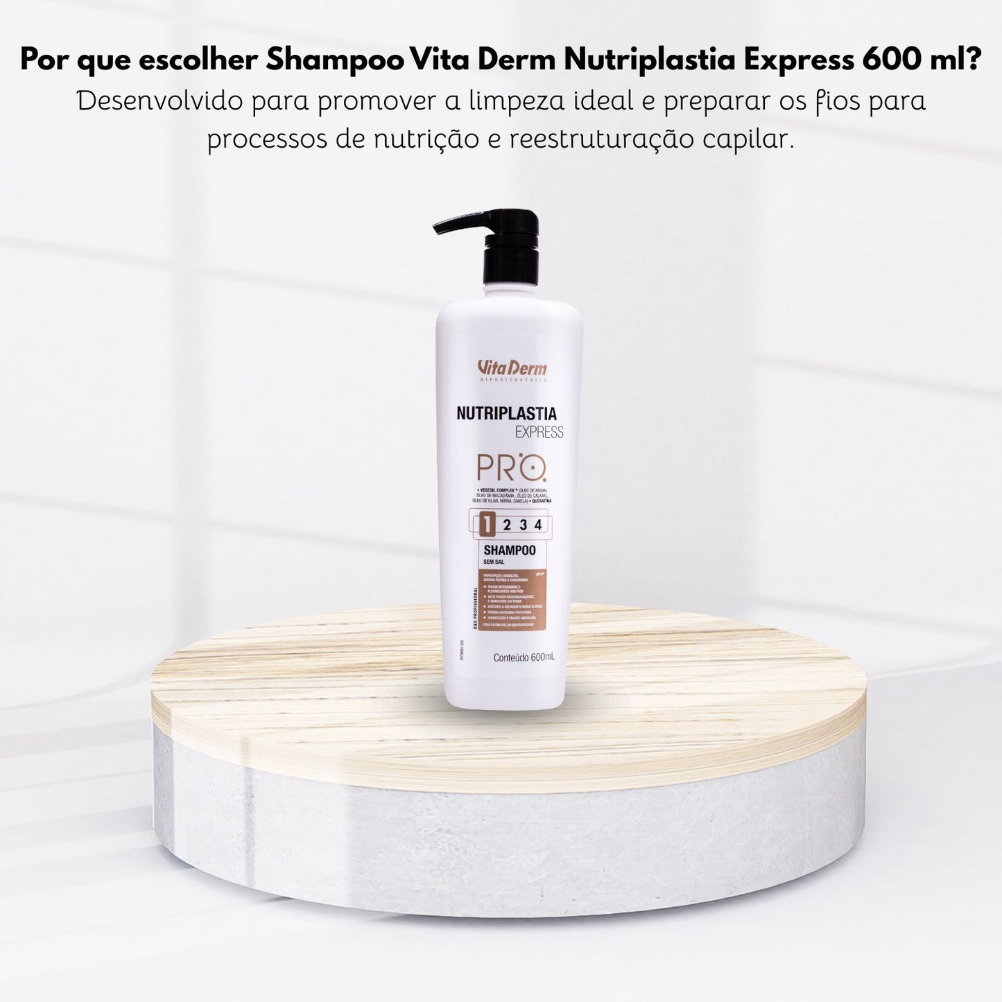 Shampoo Vita Derm Nutriplastia Express 600 ml