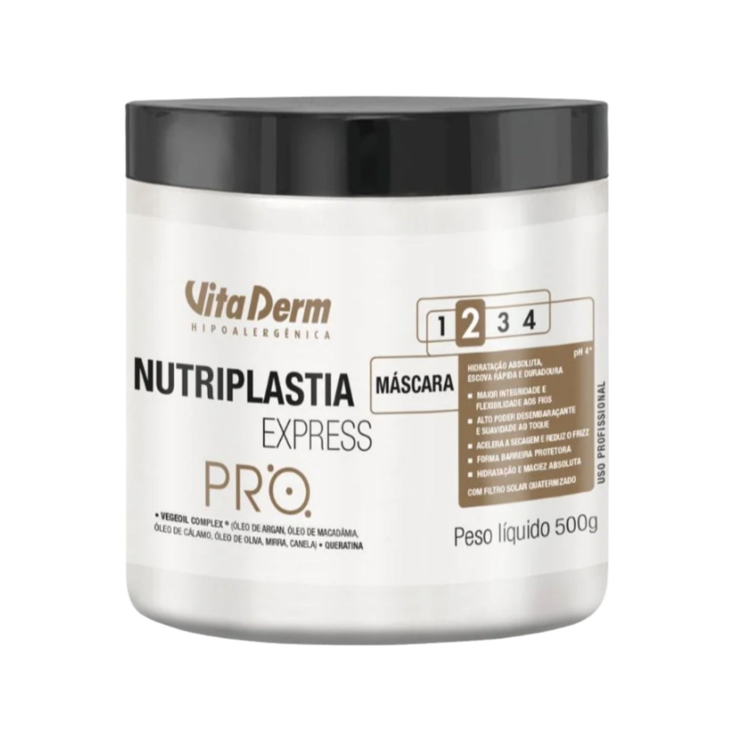 Máscara Vita Derm Nutriplastia Express 500 g