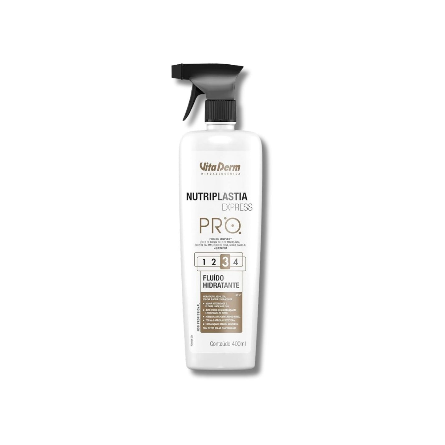 Vita Derm Nutriplastia Express Fluído Hidratante 400 ml