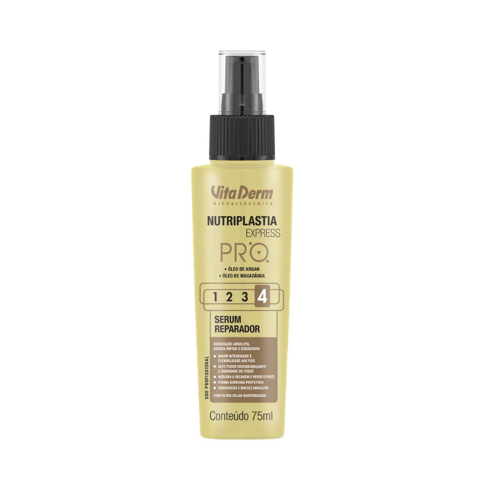 Serum Vita Derm Nutriplastia Express Oleo Reparador de Pontas 75 ml