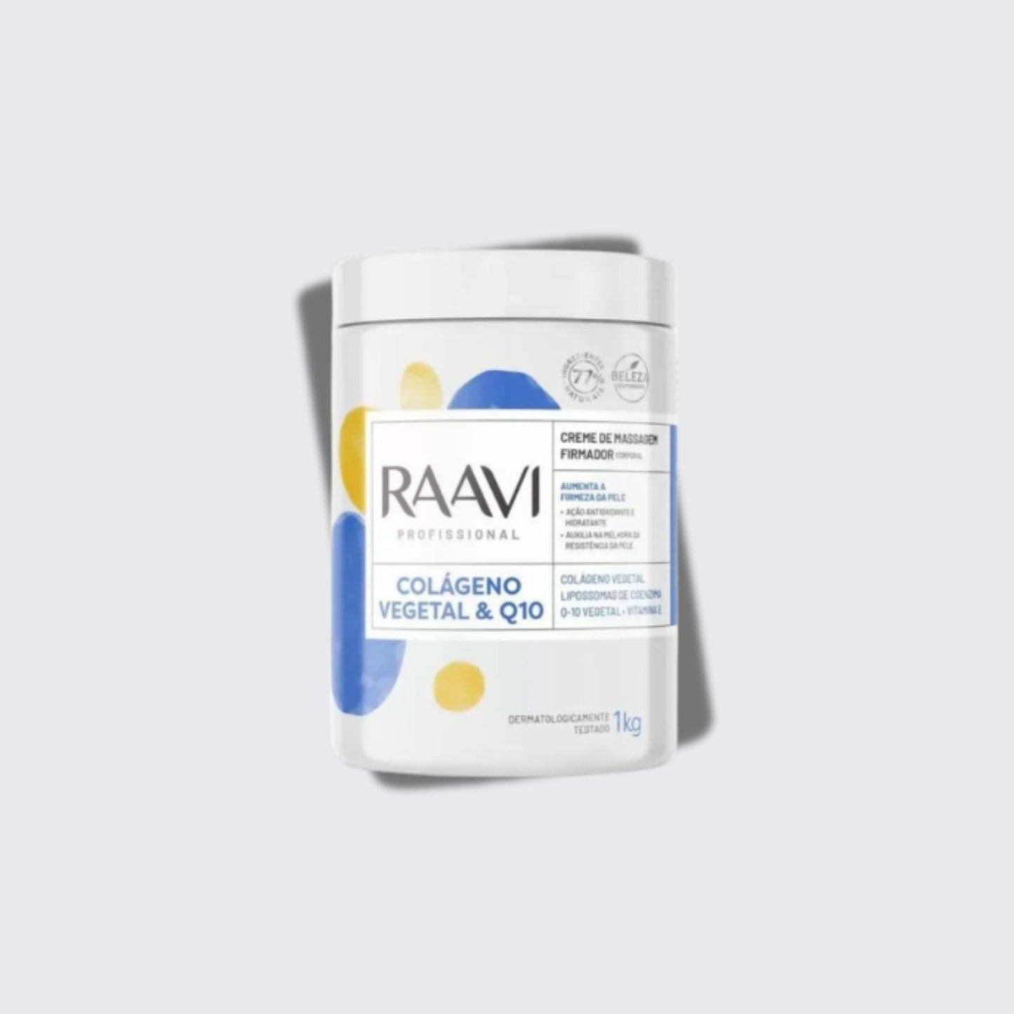 Raavi Creme de Massagem Colágeno Vegetal e Q10 1 Kg