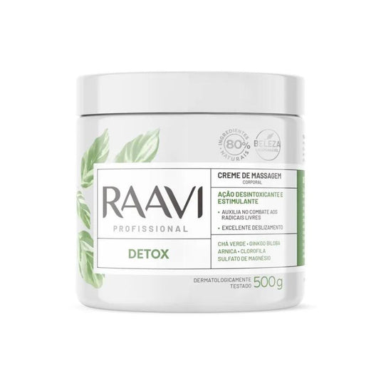 Raavi Creme de Massagem Detox 500 g