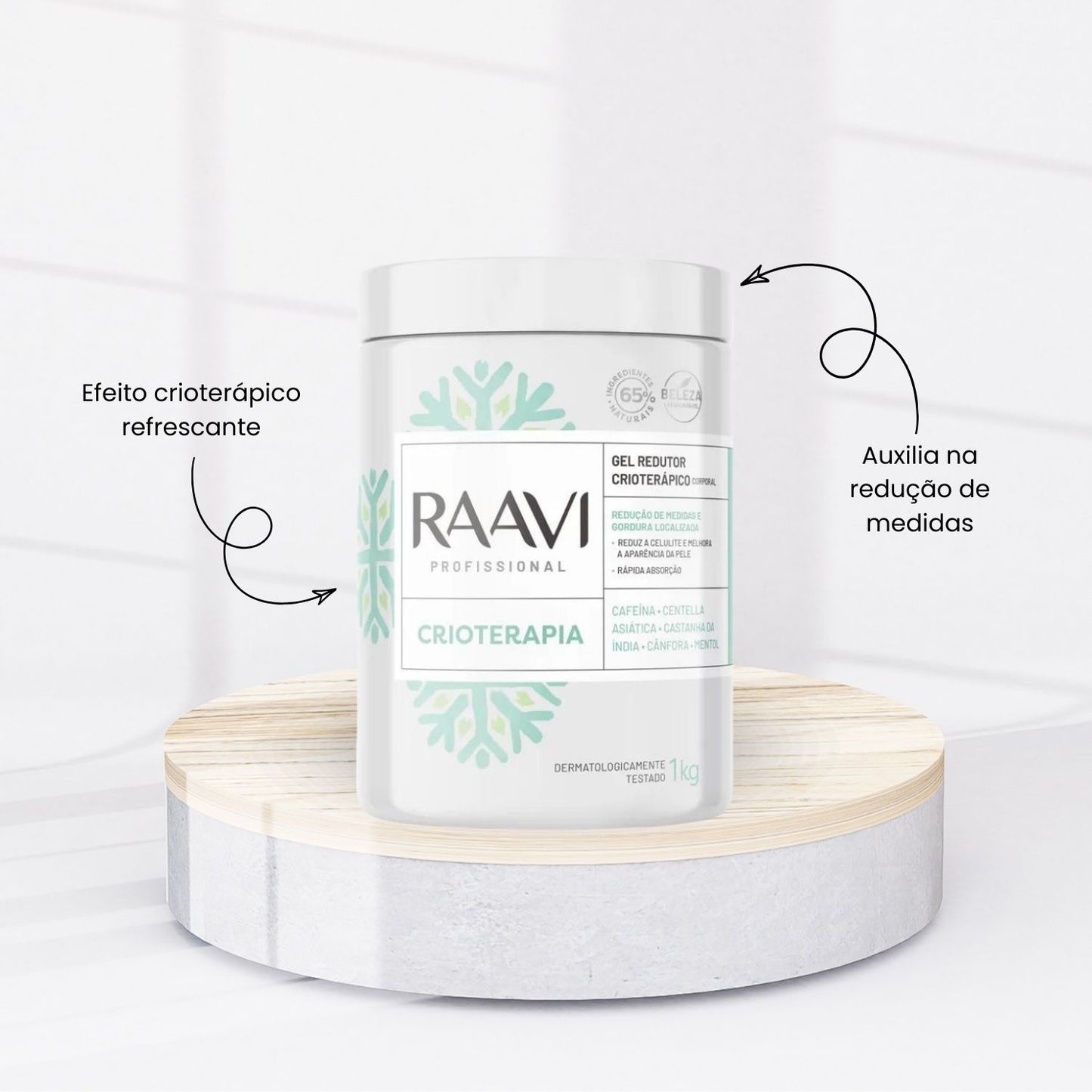 Raavi Gel Redutor Crioterapia 1 Kg