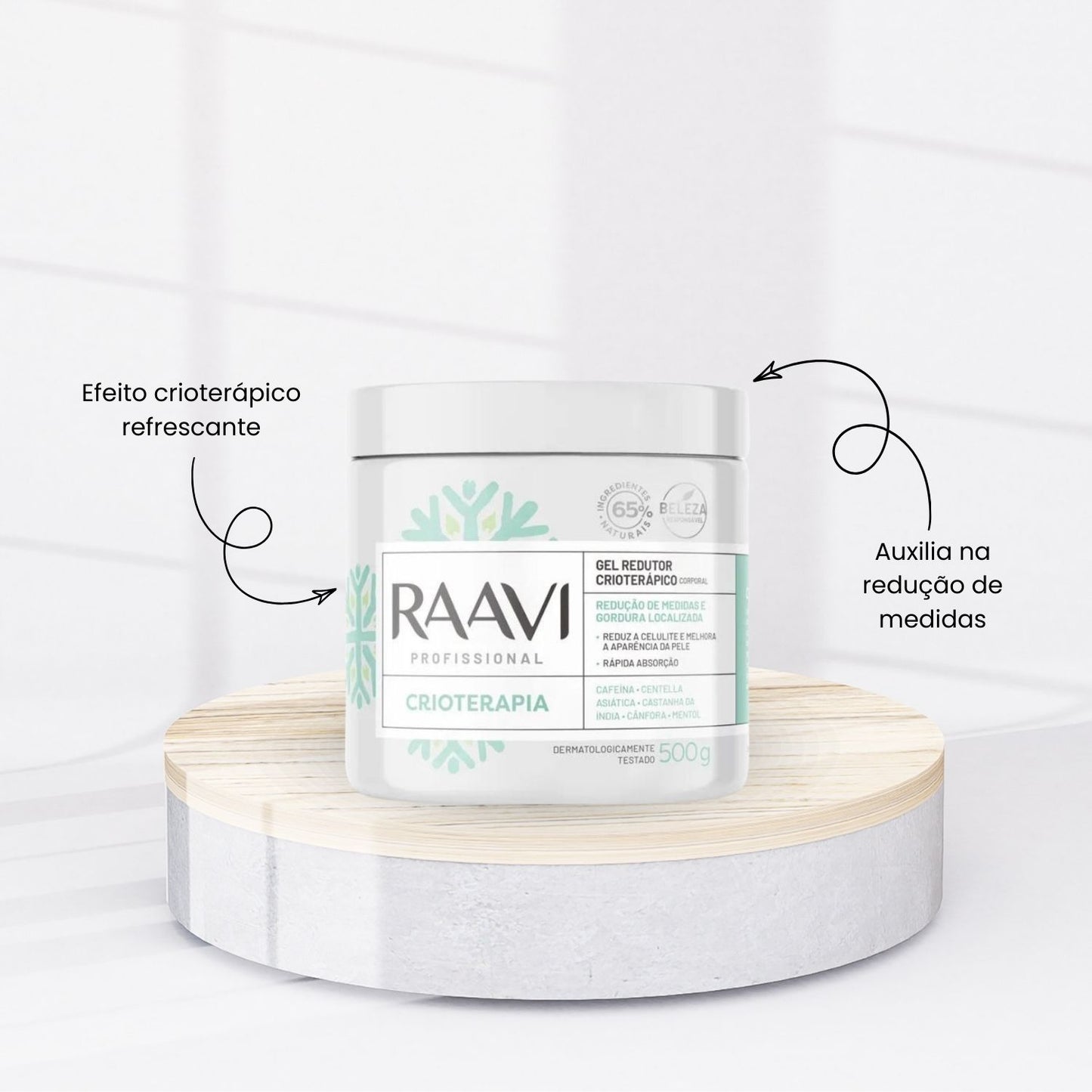 Raavi Gel Redutor Crioterapia 500 g