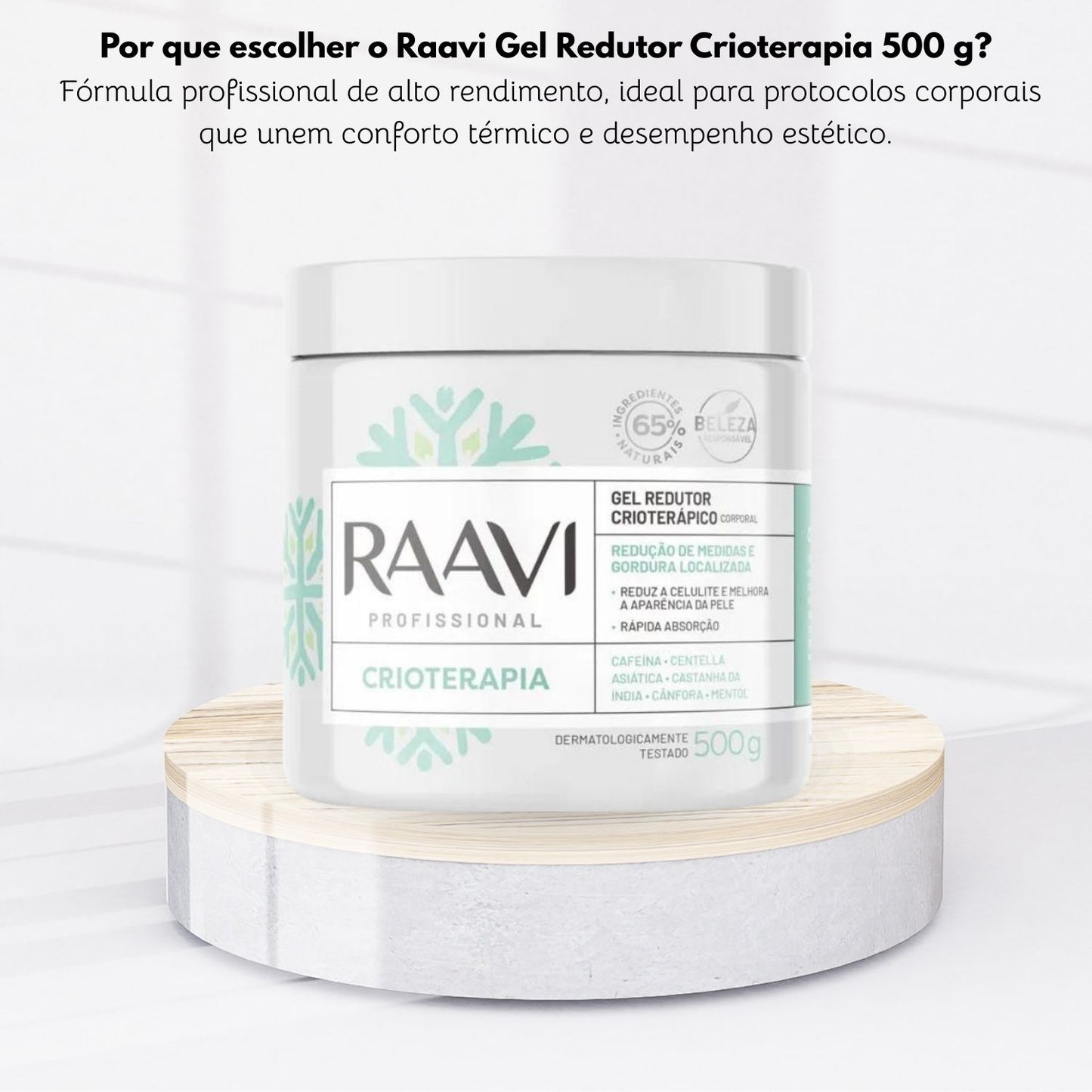 Raavi Gel Redutor Crioterapia 500 g