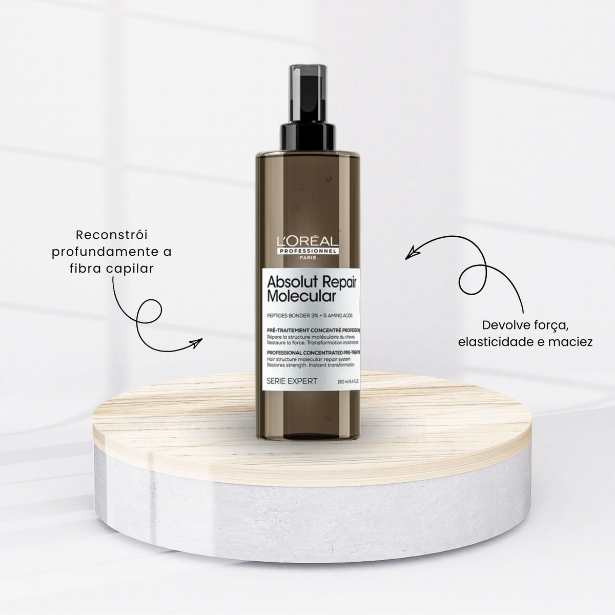 Kit Loreal Absolut Repair Molecular Home Care (4 Produtos)