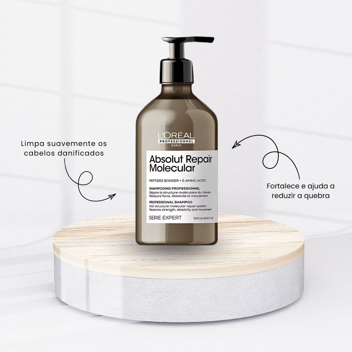 Kit Loreal Absolut Repair Molecular Home Care (4 Produtos)